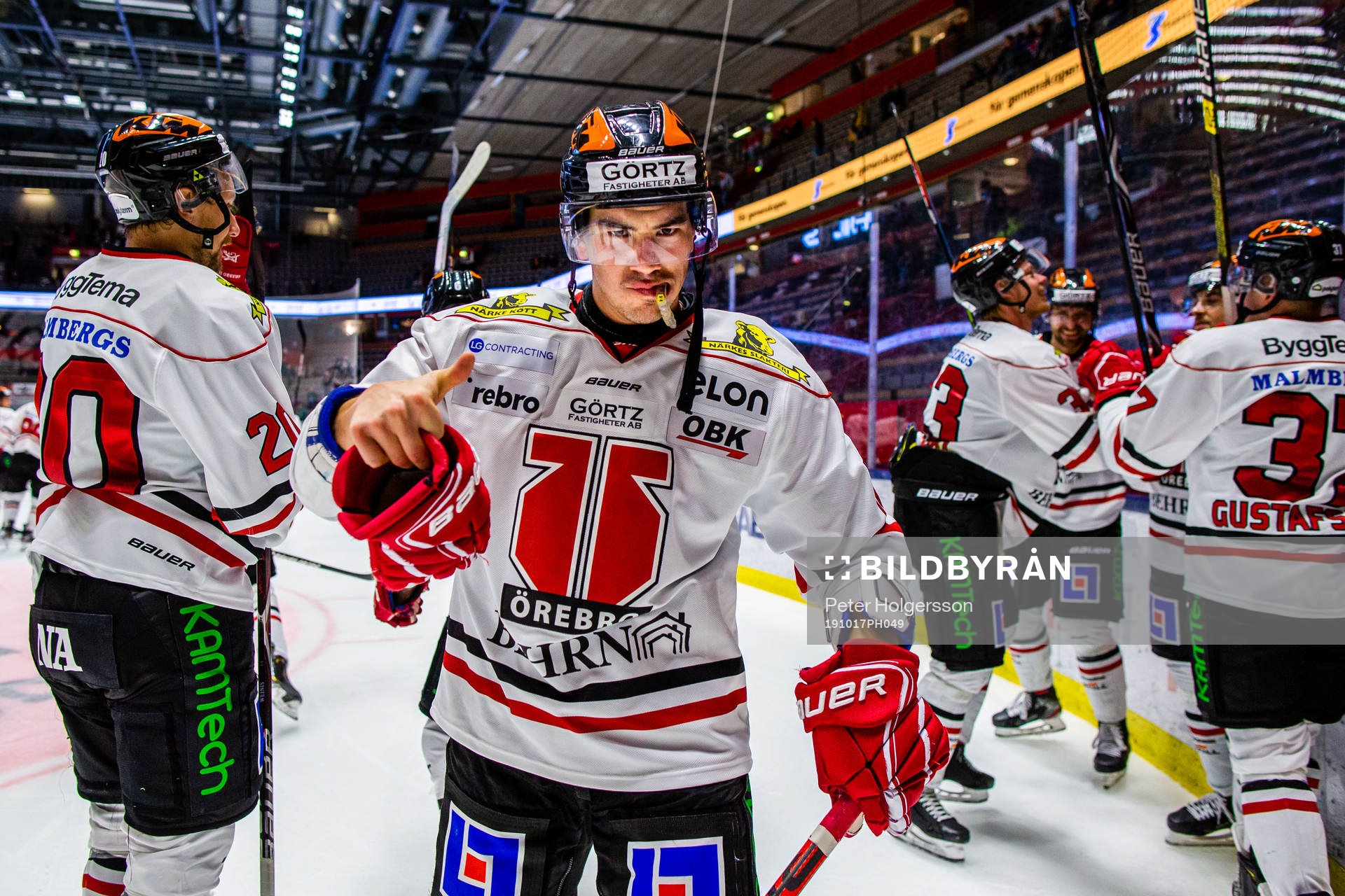 Örebros Shane Harper jublar