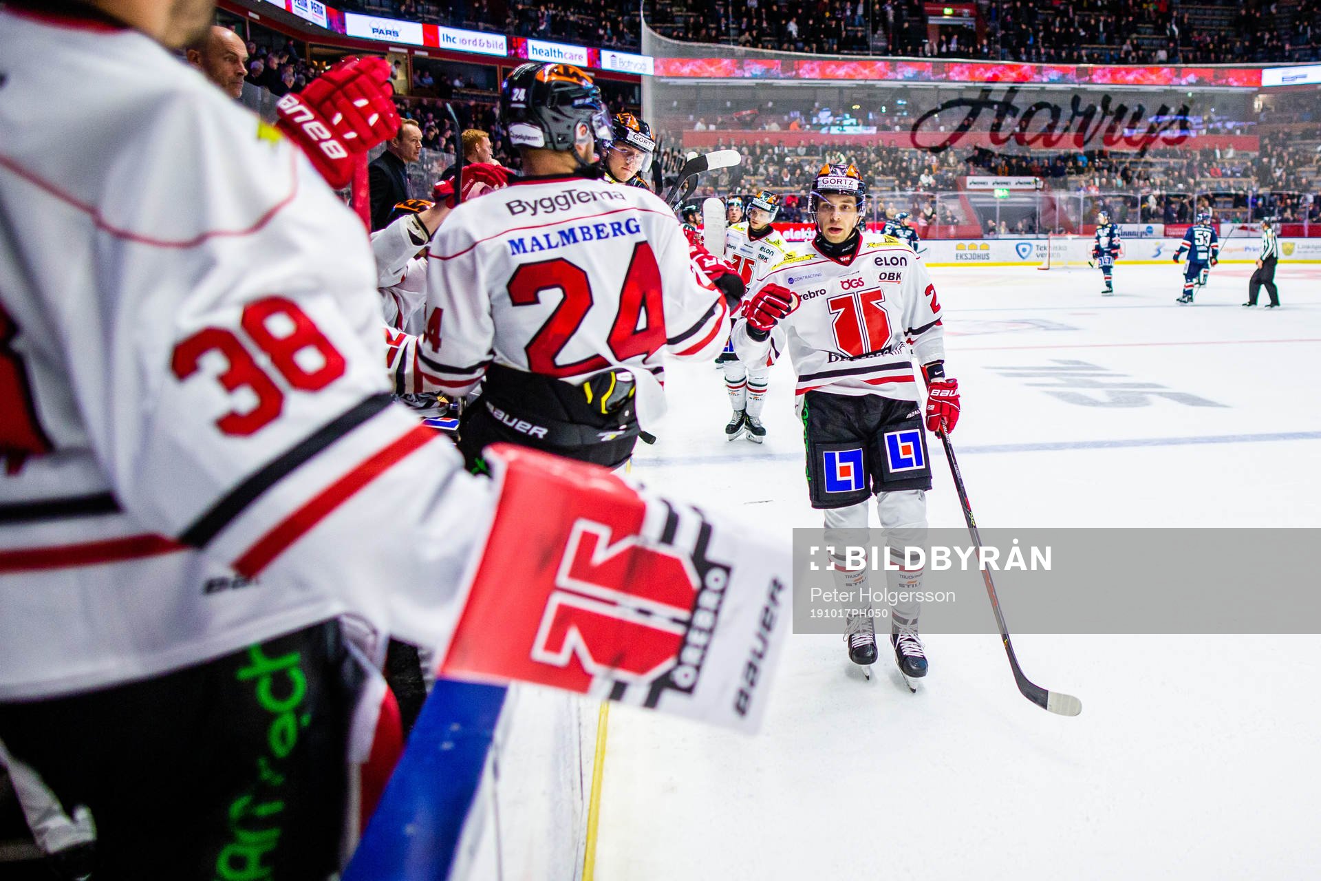 Örebros Sakari Salminen jublar