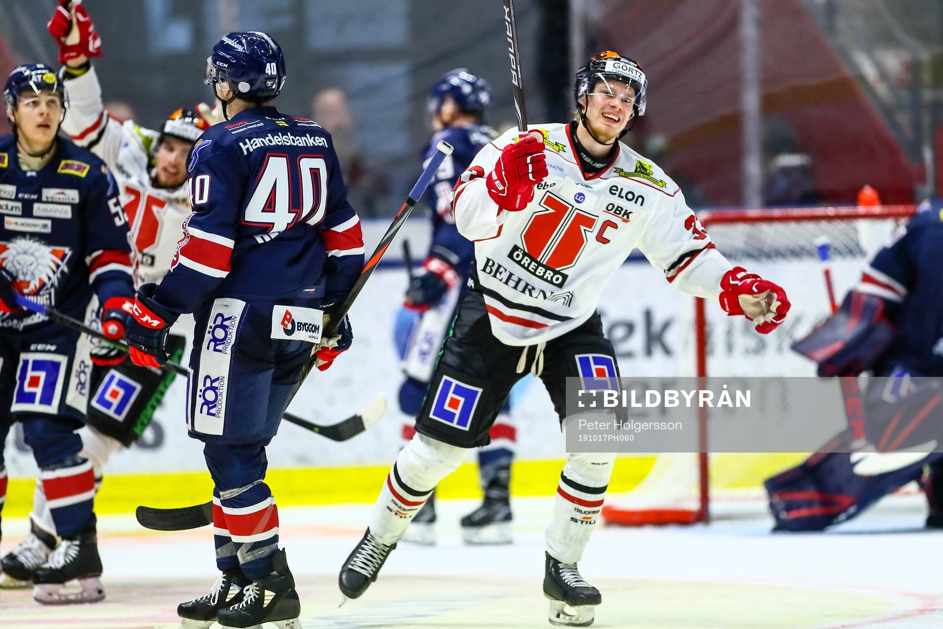 Örebros Christopher Mastomäki jublar