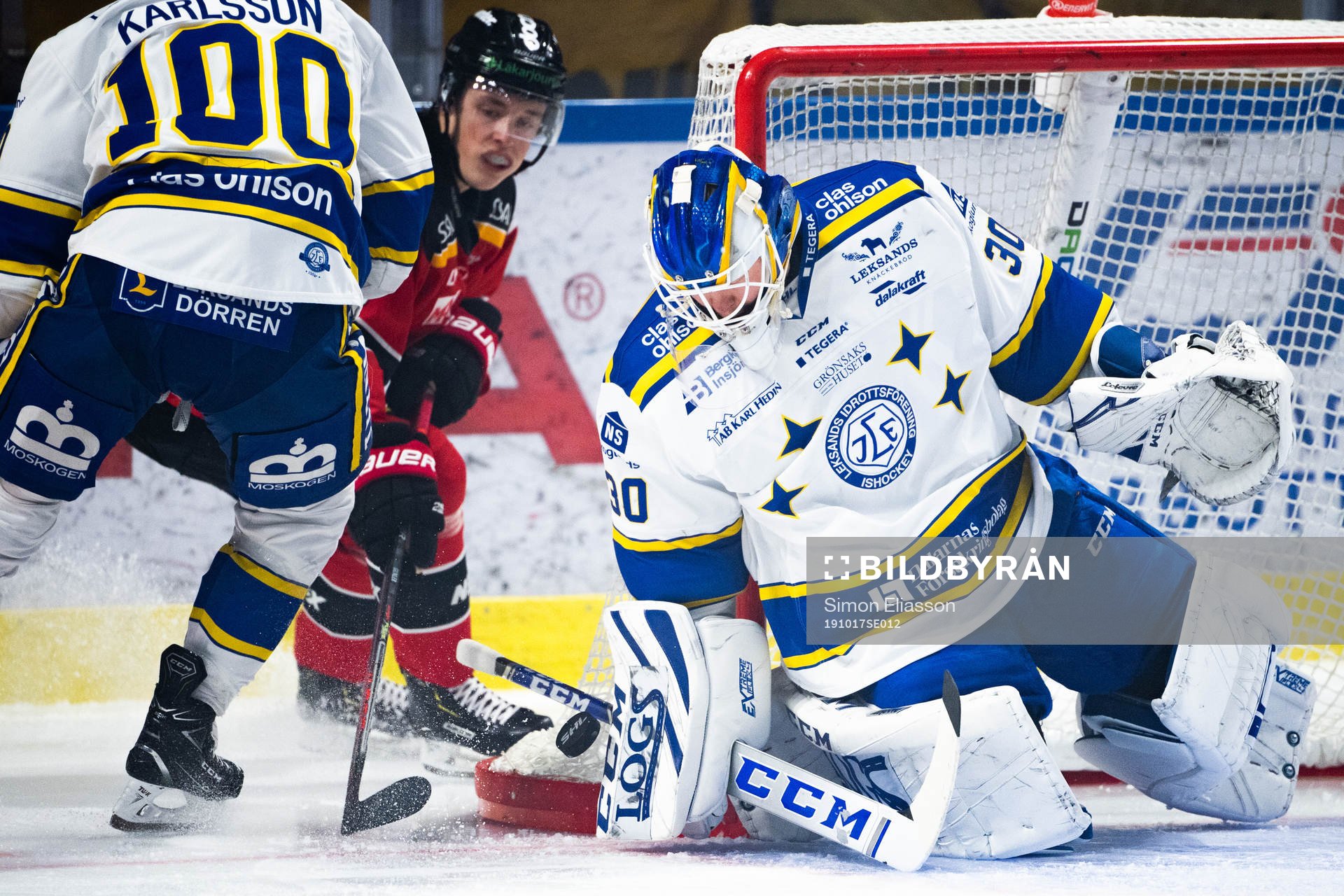 Leksands målvakt Janne Juvonen