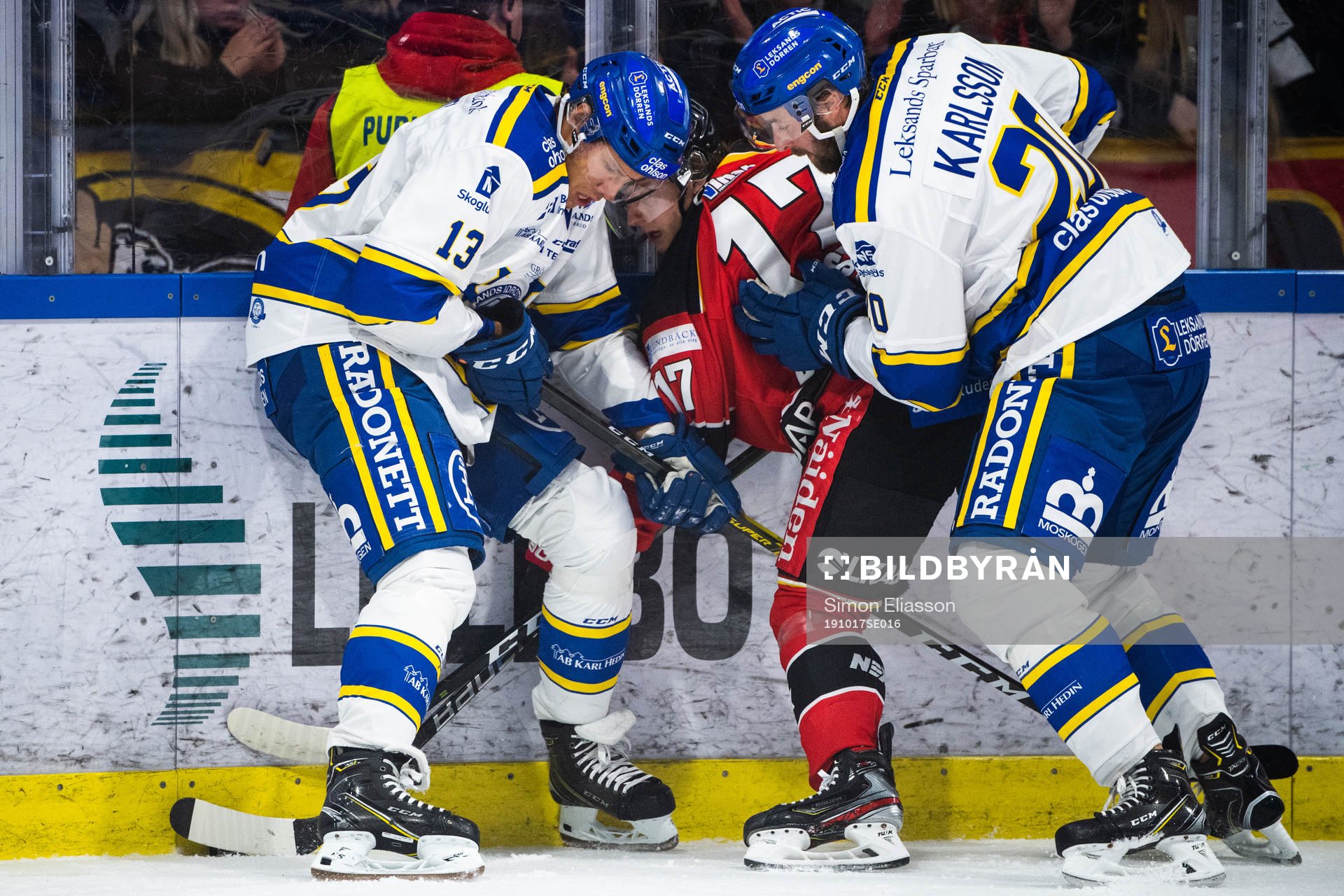 Leksands Jon Knuts, Luleås Isac Brännström och Leksands