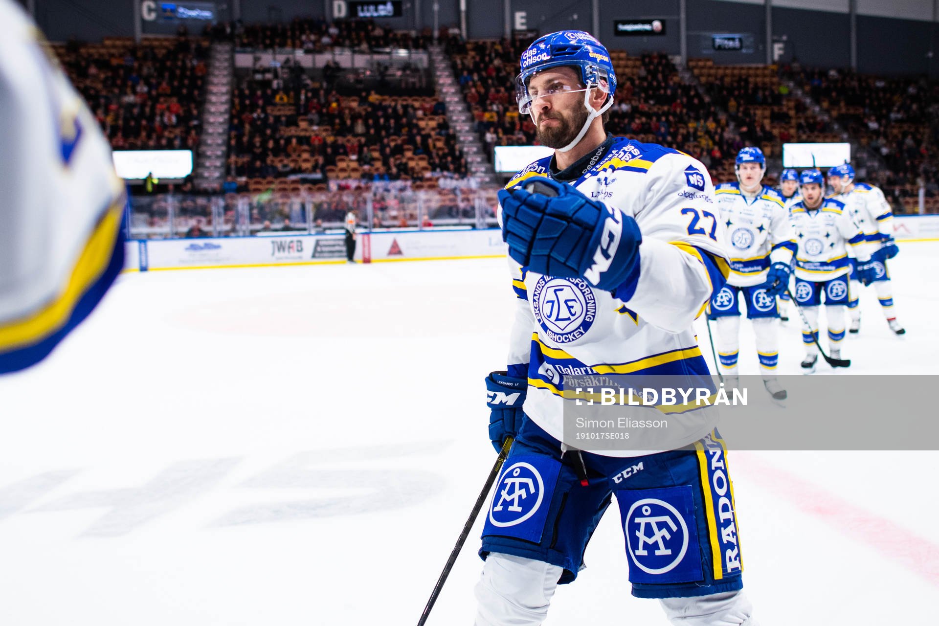Leksands Marek Hrivik jublar