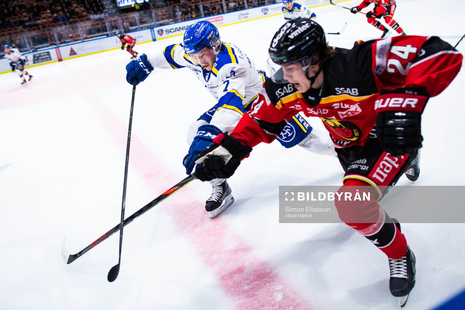 Leksands Lucas Nordsäter och Luleås Victor Edström
