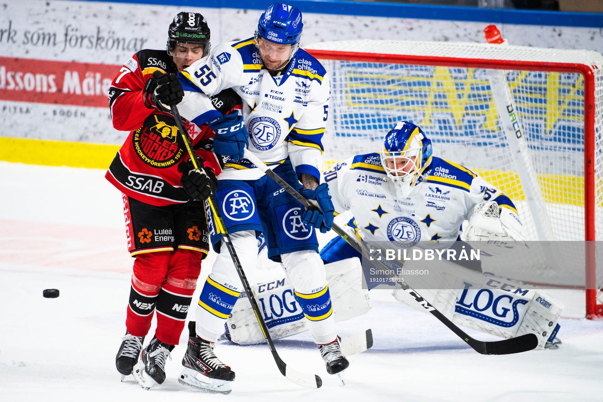 Luleås Isac Brännström och Leksands Jonas Ahnelöv