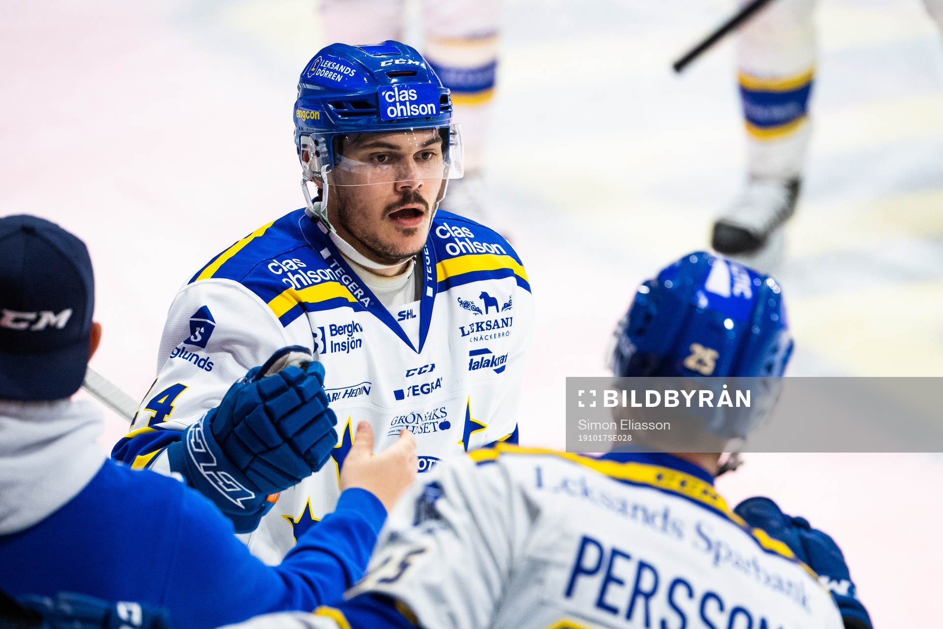 Leksands Thomas Valkvae Olsen jublar
