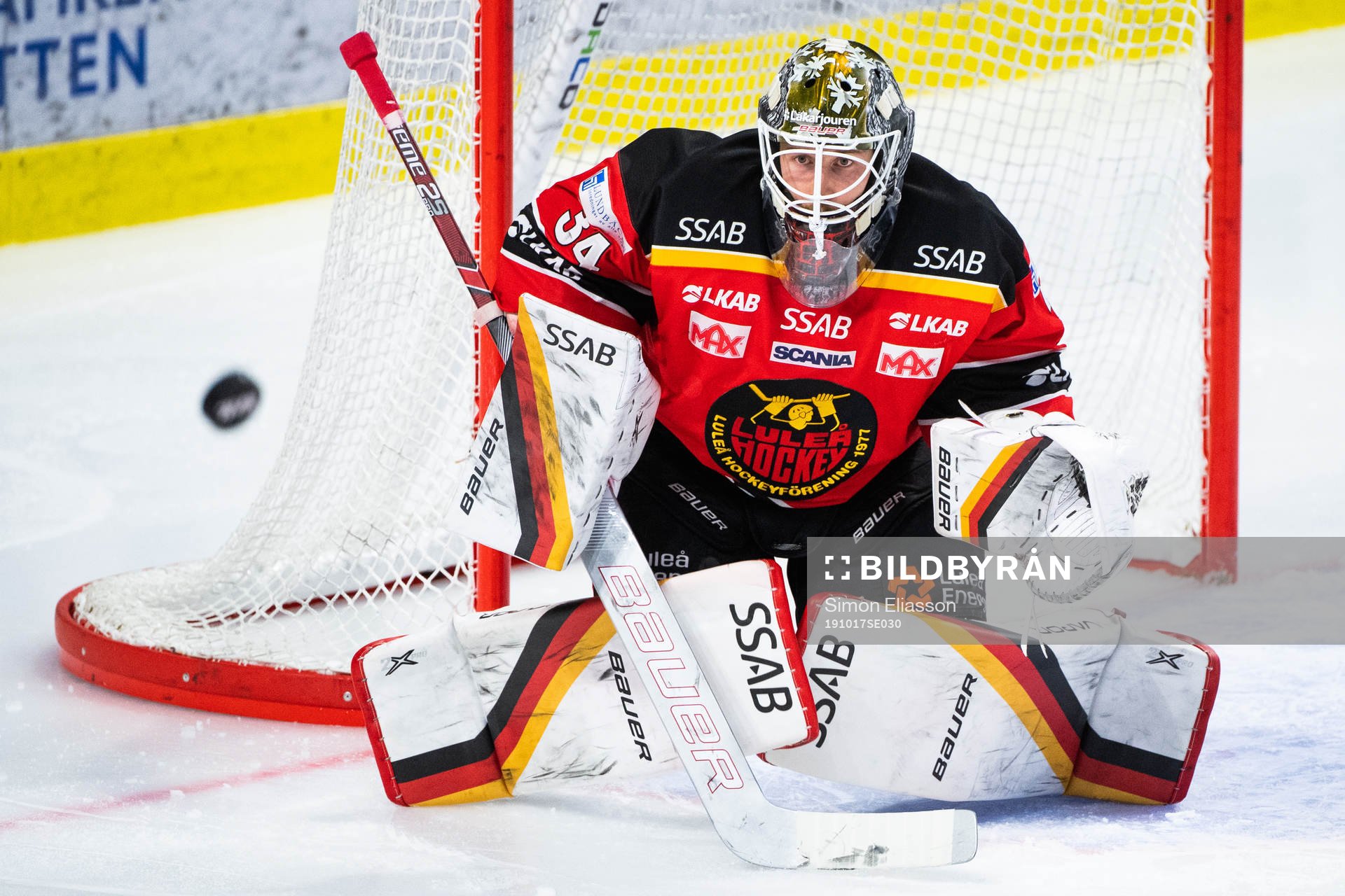 Luleås målvakt Joel Lassinantti