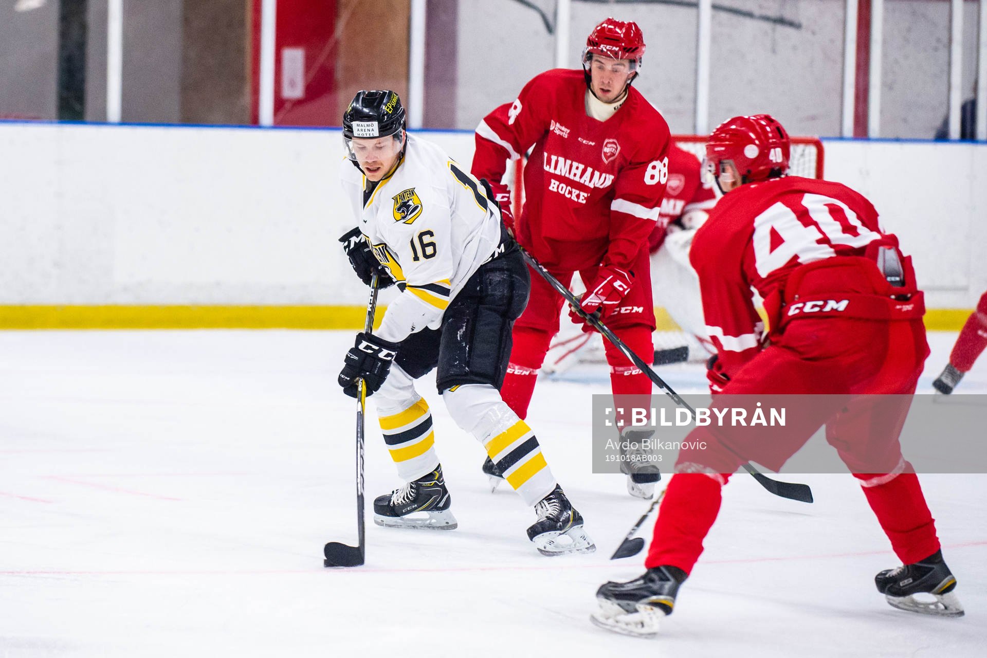 Panterns Nicklas Jadeland och Limhamns Philip Persson och