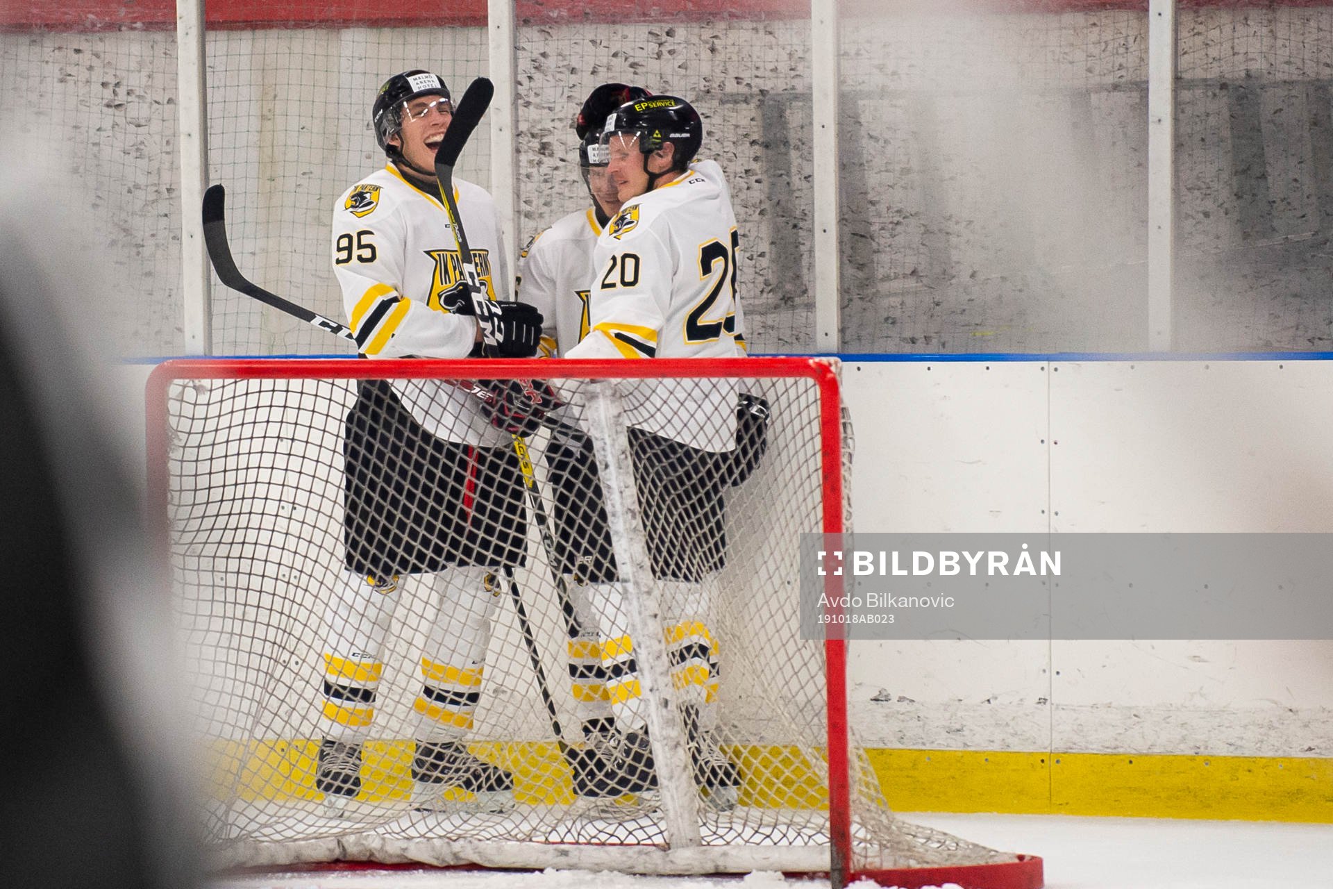 Panterns Adam Eliasson, Nicklas Jadeland och Filip