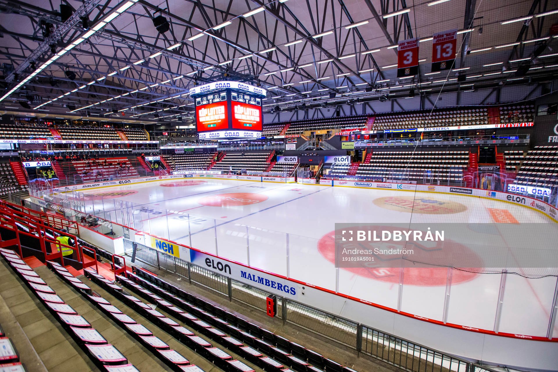 Vy över Behrn Arena