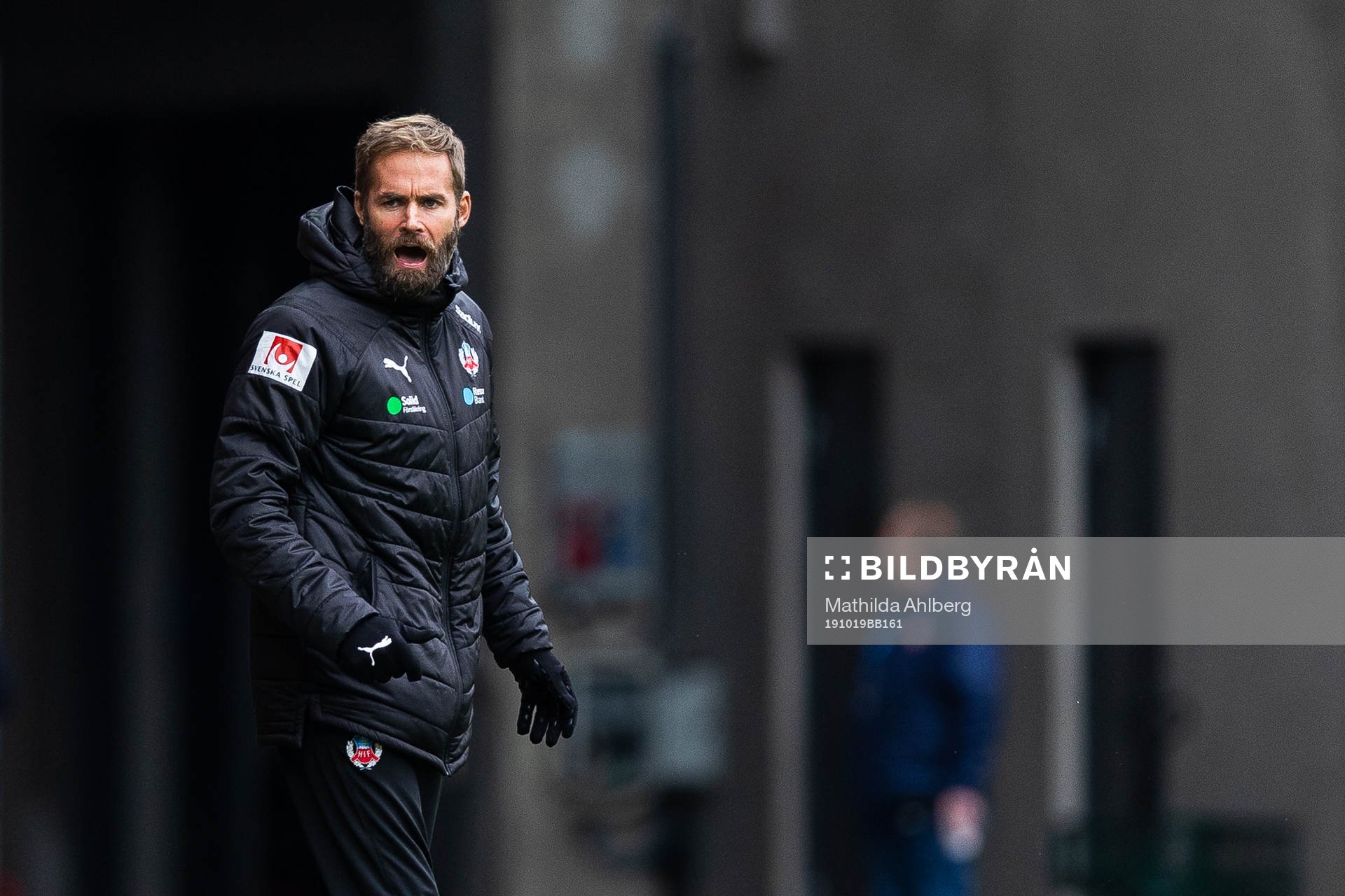 Helsingborgs tränare Olof Mellberg reagerar