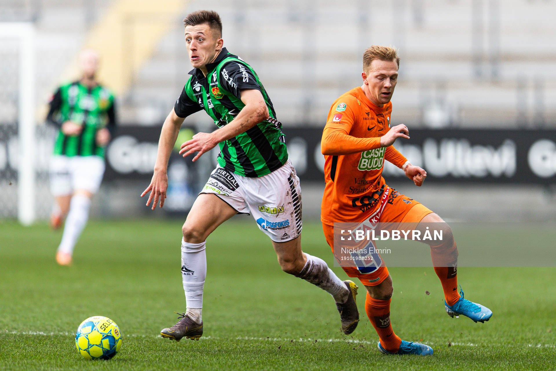 GAIS Leonard Pllana och Varbergs Jesper Modig