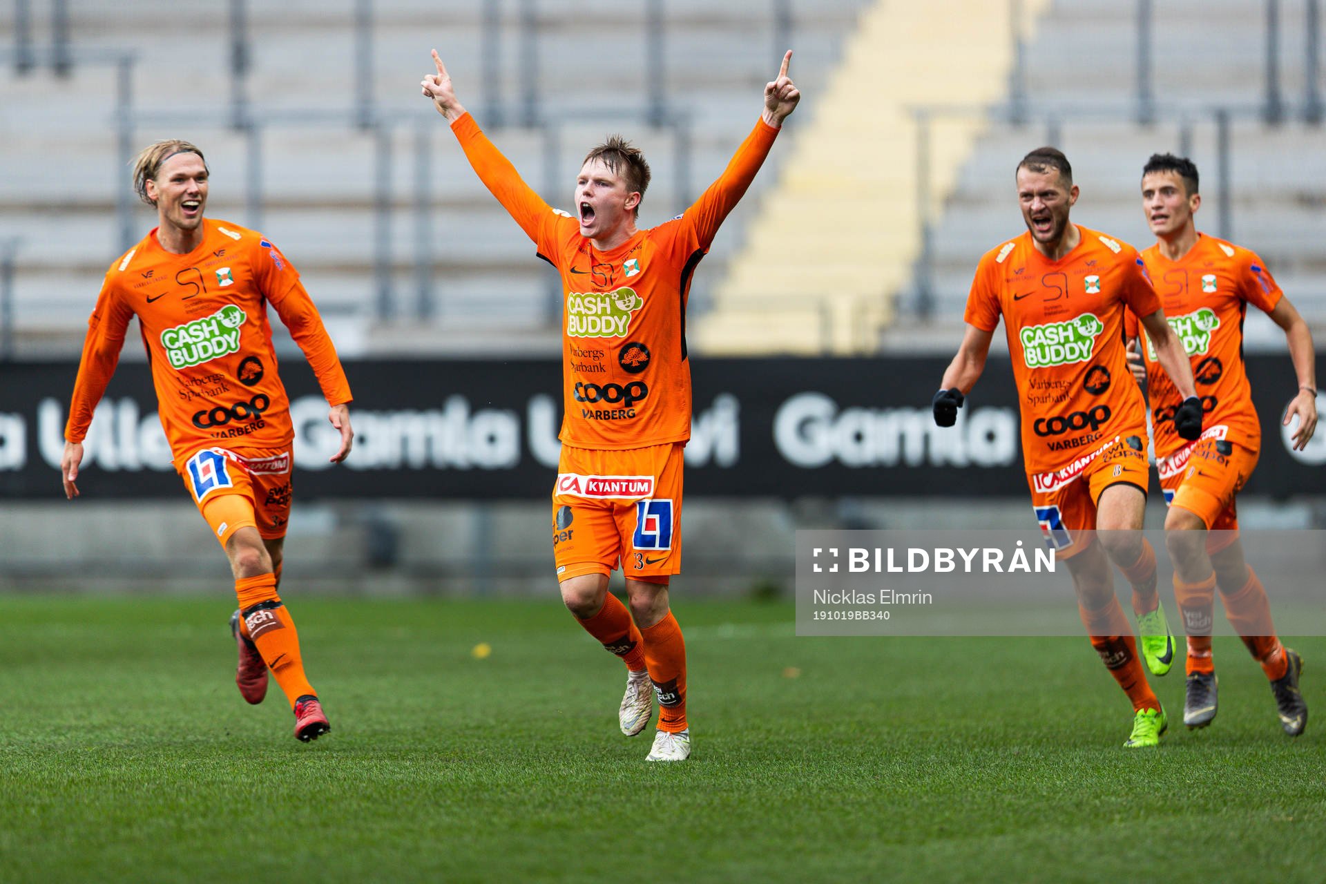 Varbergs Anton Liljenbäck jublar