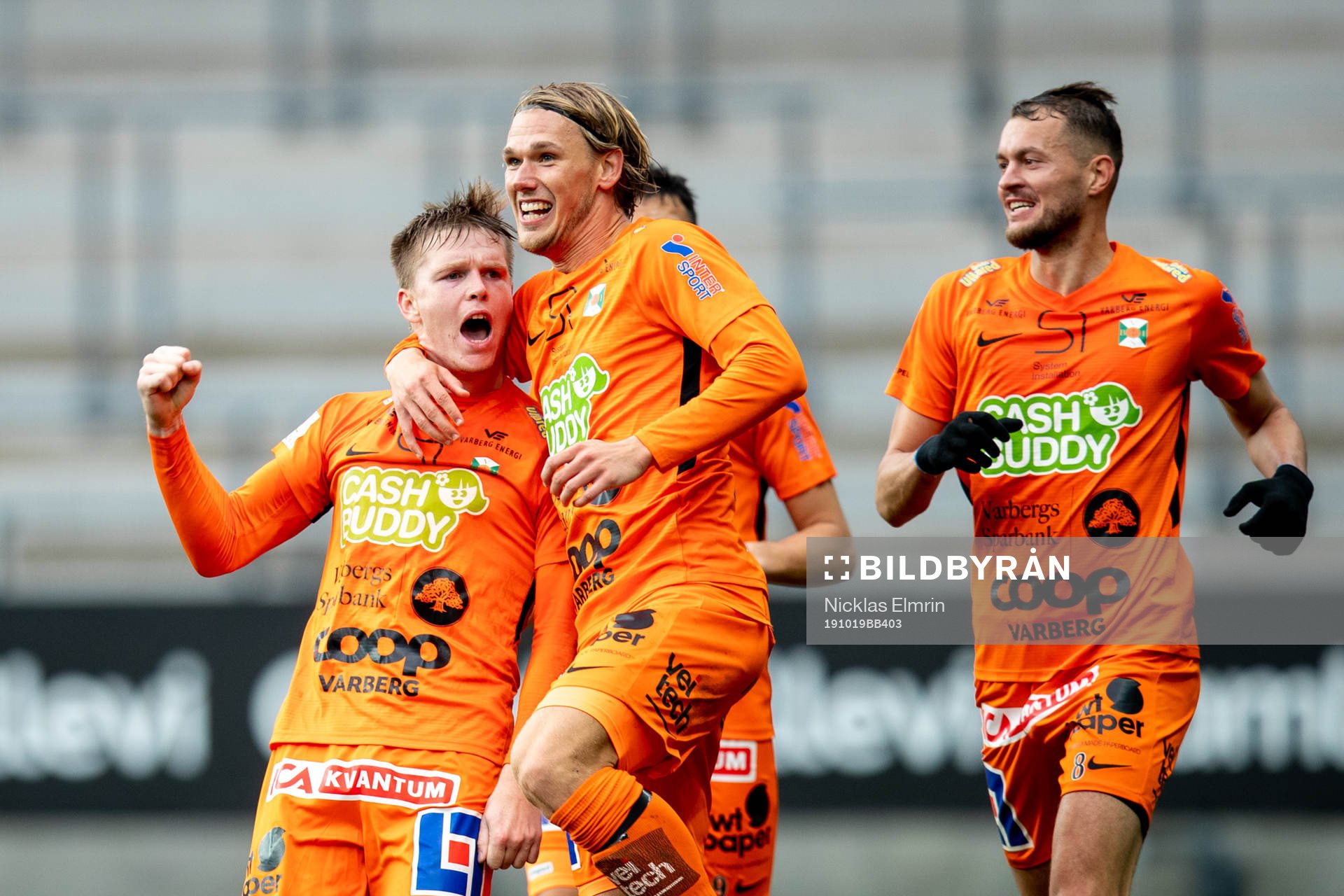 Varbergs Anton Liljenbäck, Hampus Zackrisson och Albert