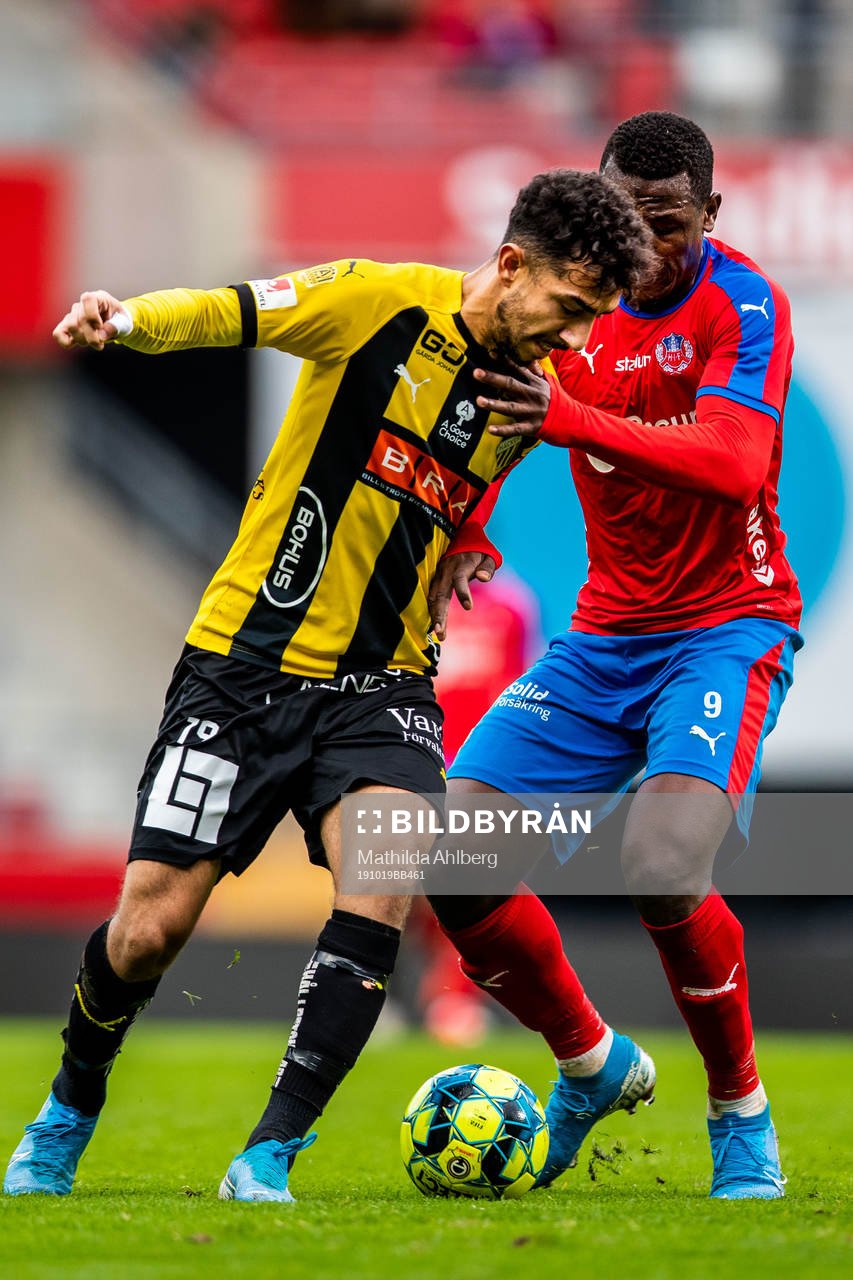 Häckens Daleho Irandust och Helsingborgs Alhaji Gero