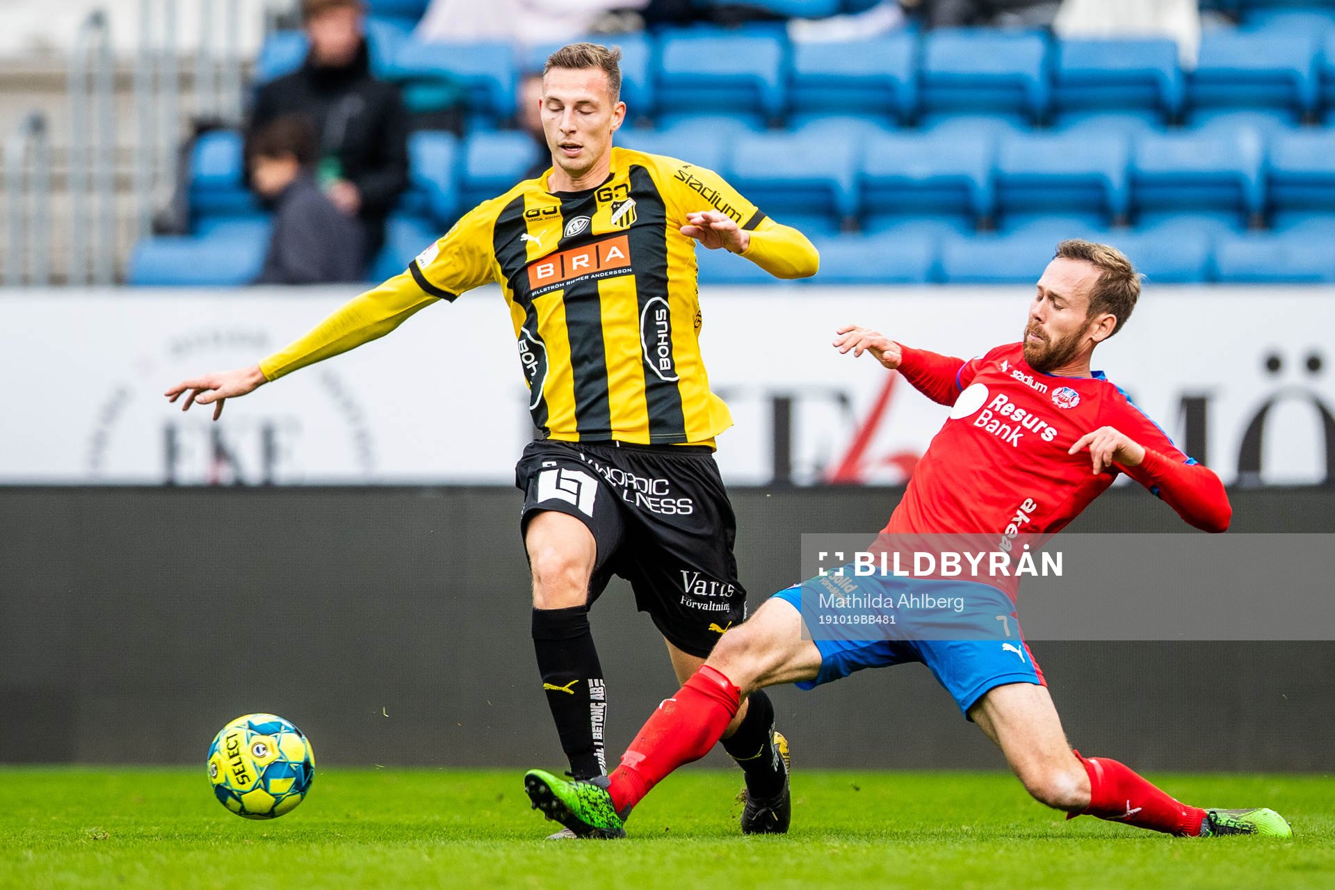 Häckens Gustaf Nilsson och Helsingborgs Anders Randrup