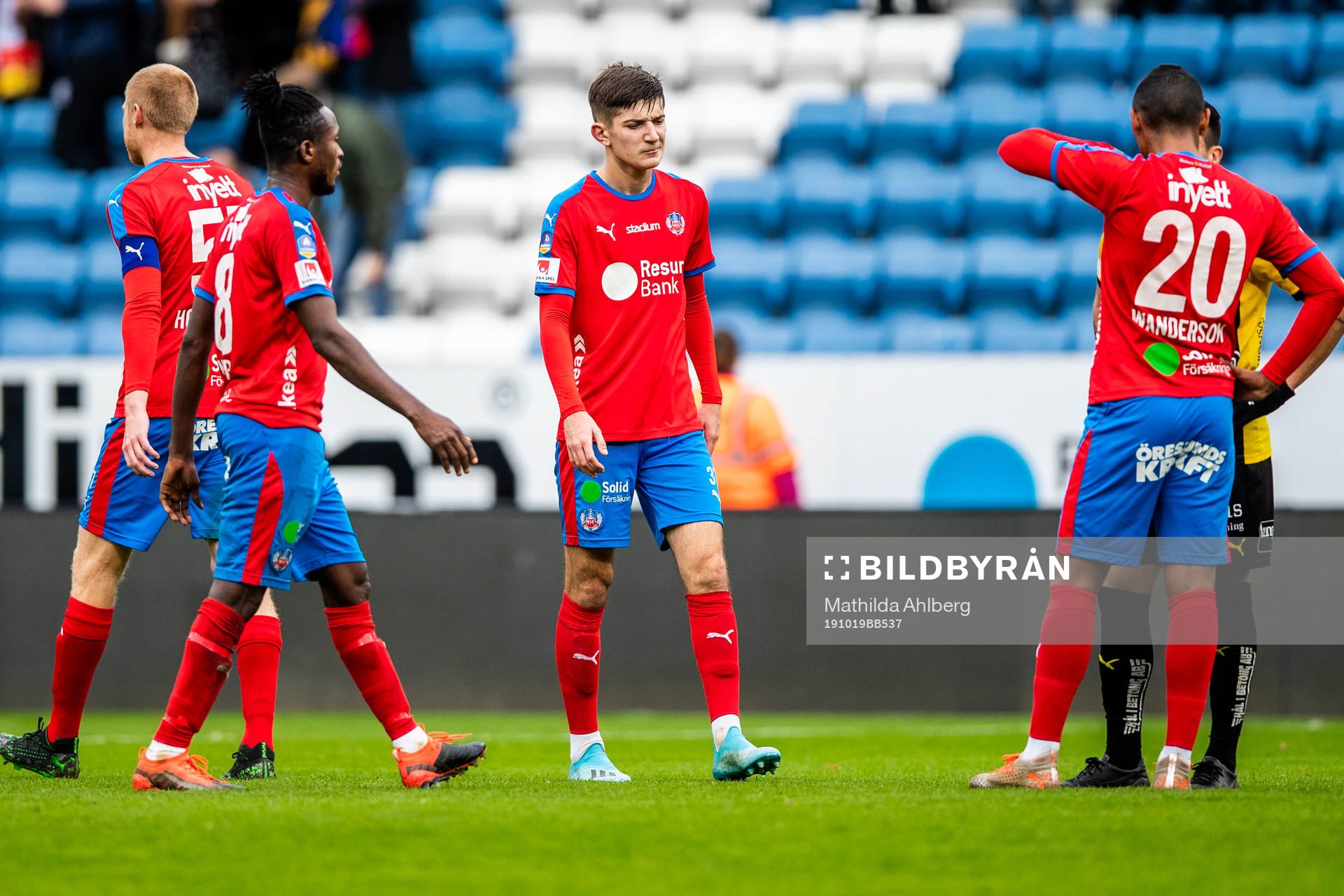 Helsingborgs Mamudu Moro, Armin Gigovic och Wanderson Do