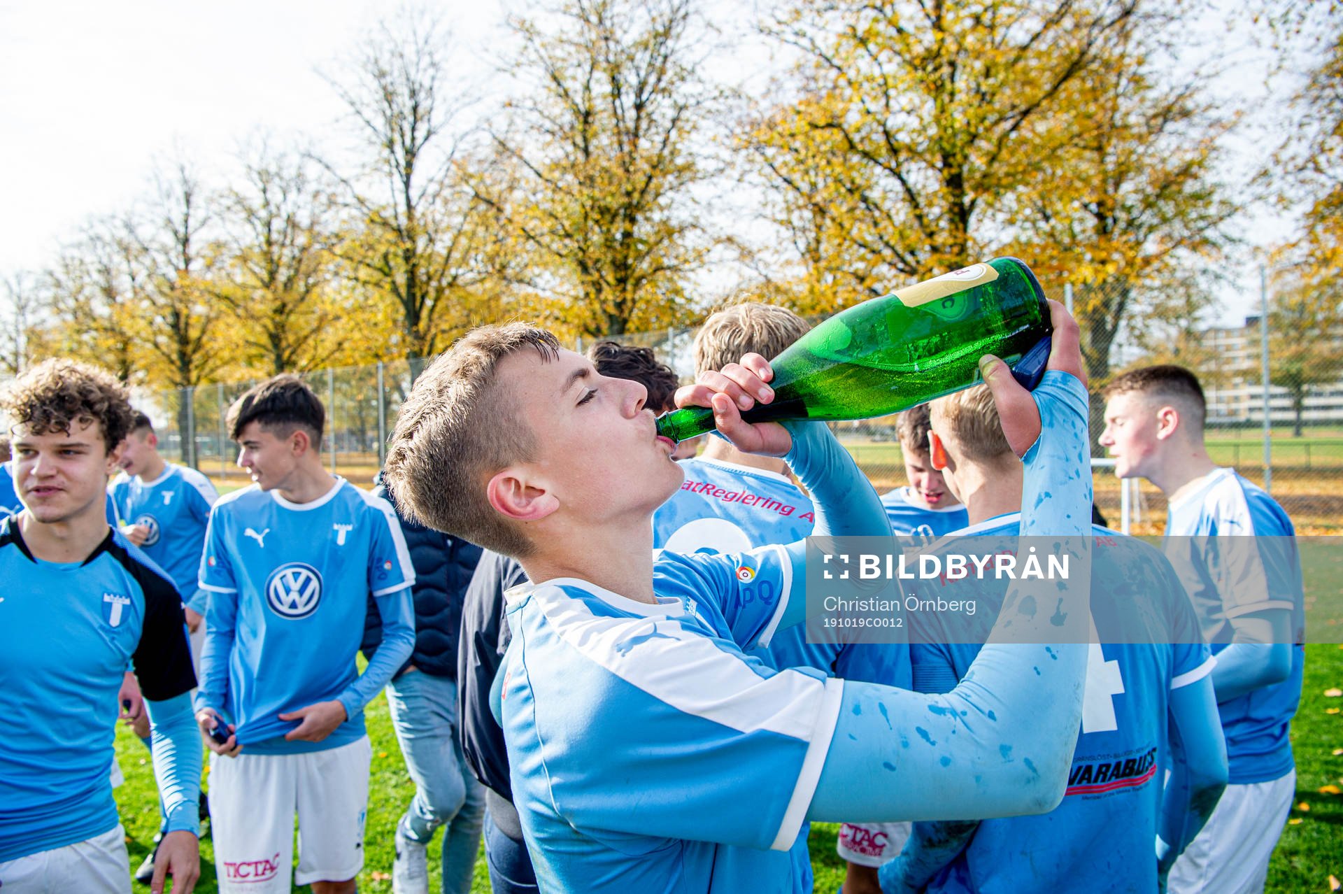 Malmös spelare jublar