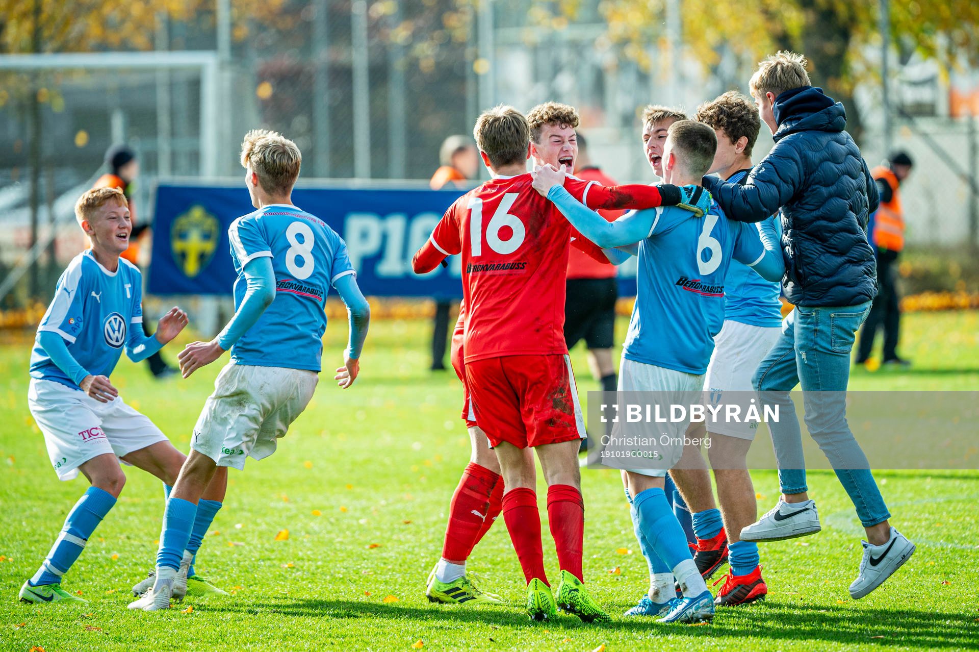 Malmös spelare jublar