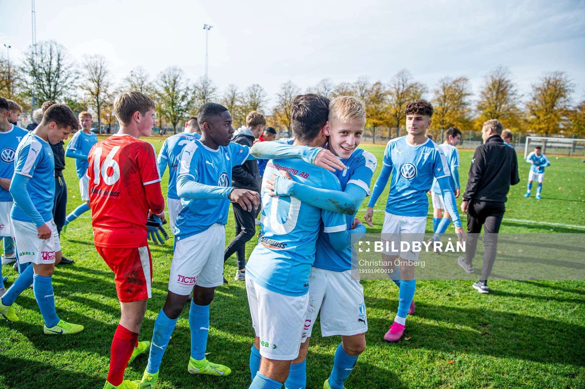 Malmös spelare jublar