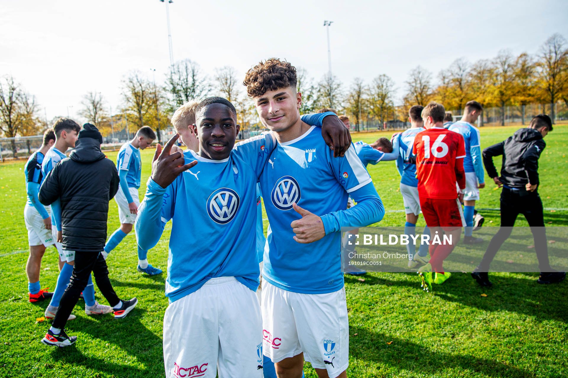 Malmös spelare jublar