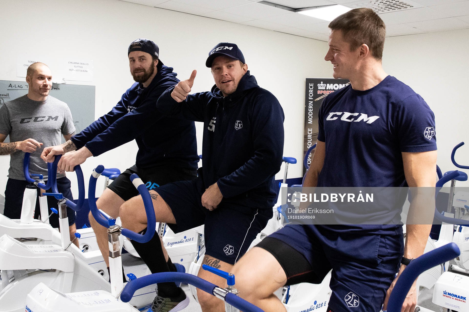 Leksands Mattias Karlsson och Jonas Ahnelöv och Martin