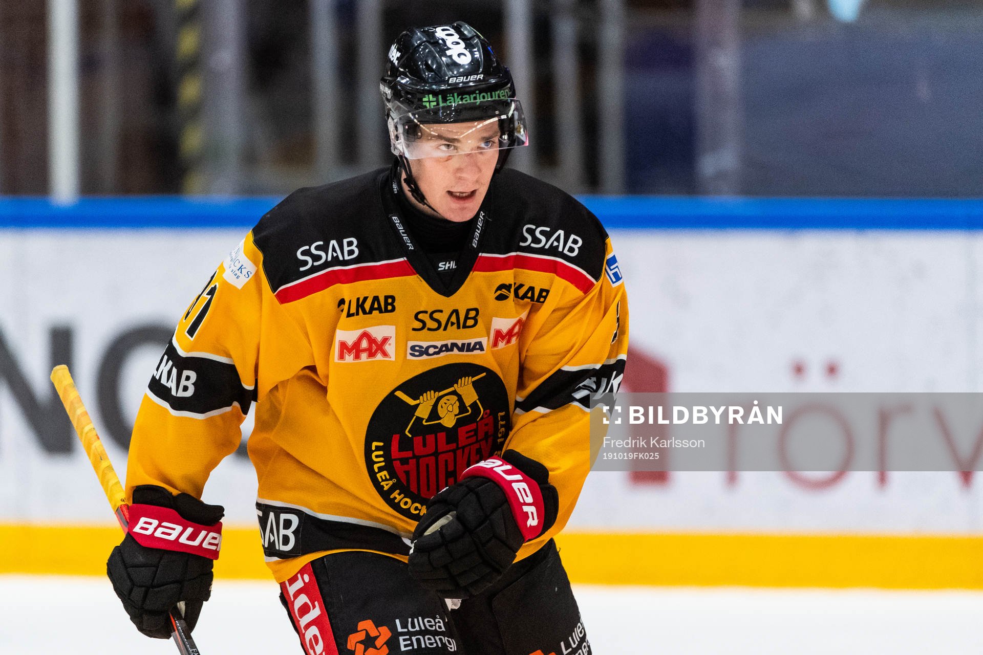 Luleås Austin Farley jublar