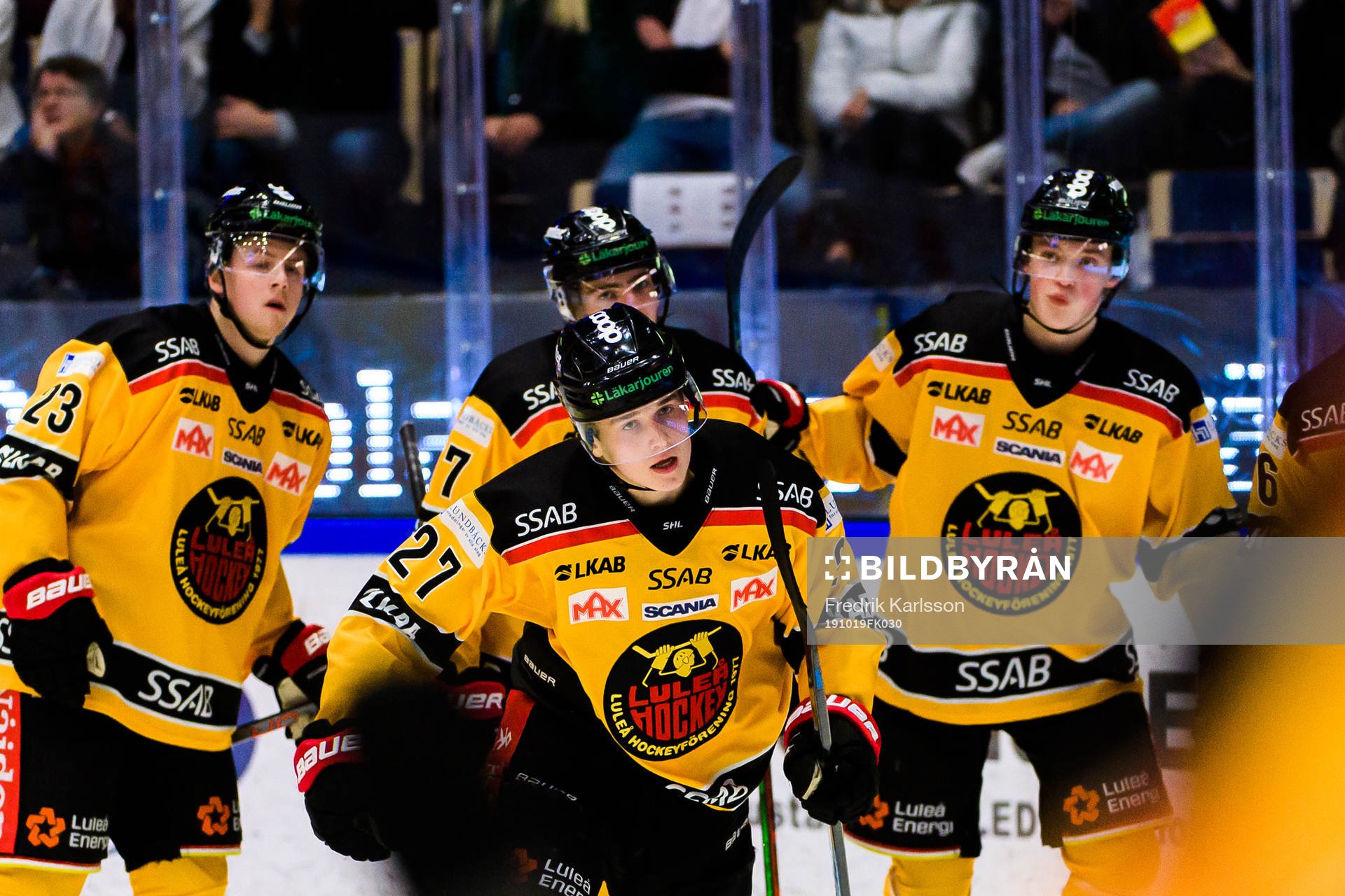 Luleås Nils Lundkvist jublar