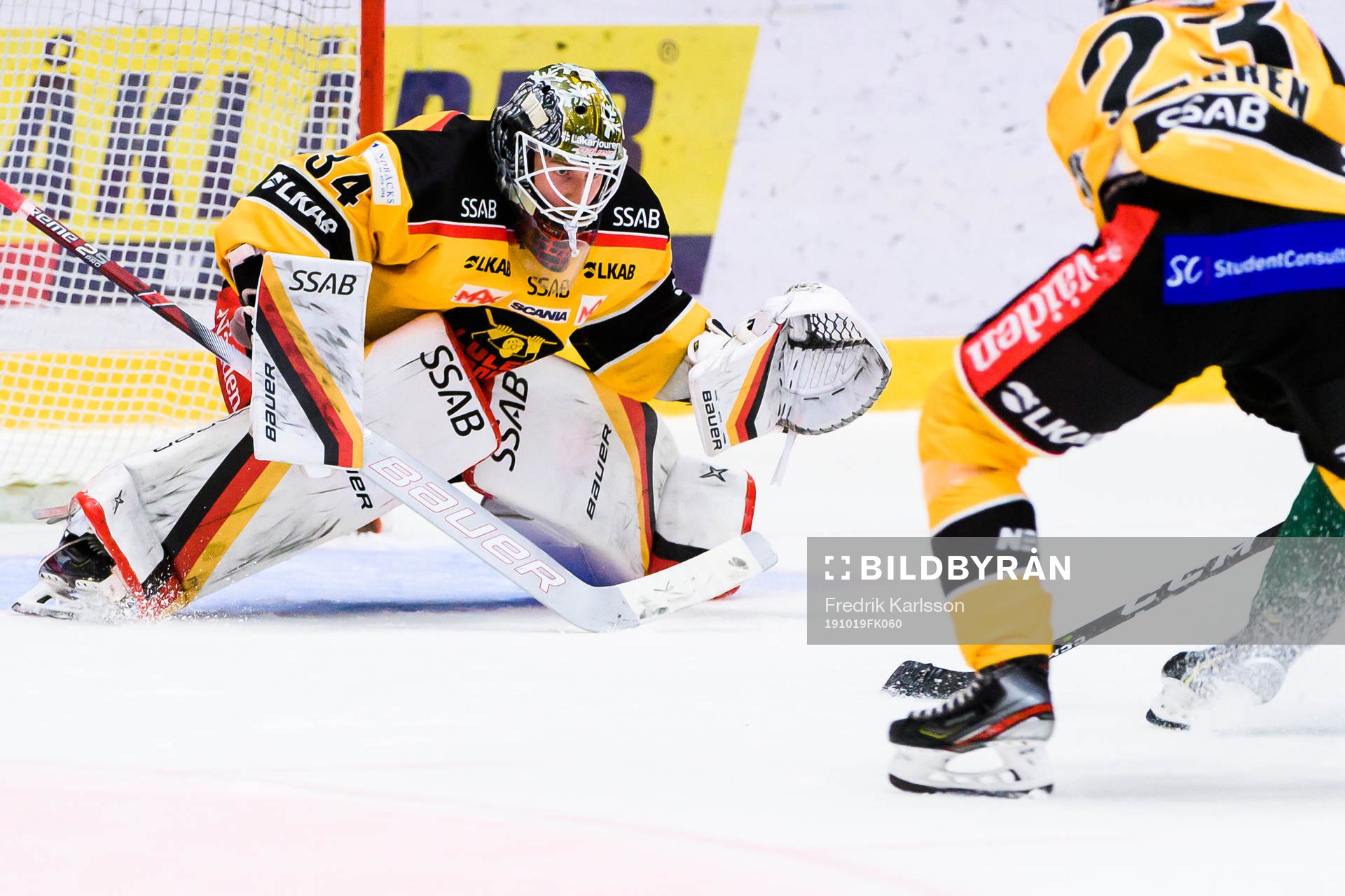 Luleås målvakt Joel Lassinantti