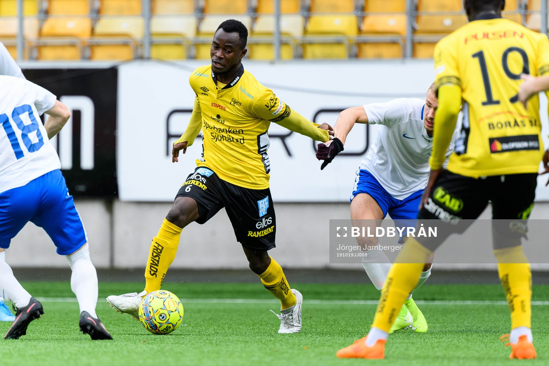 uElfsborgs Prince Isaac Kouame nder fotbollsmatchen i U19