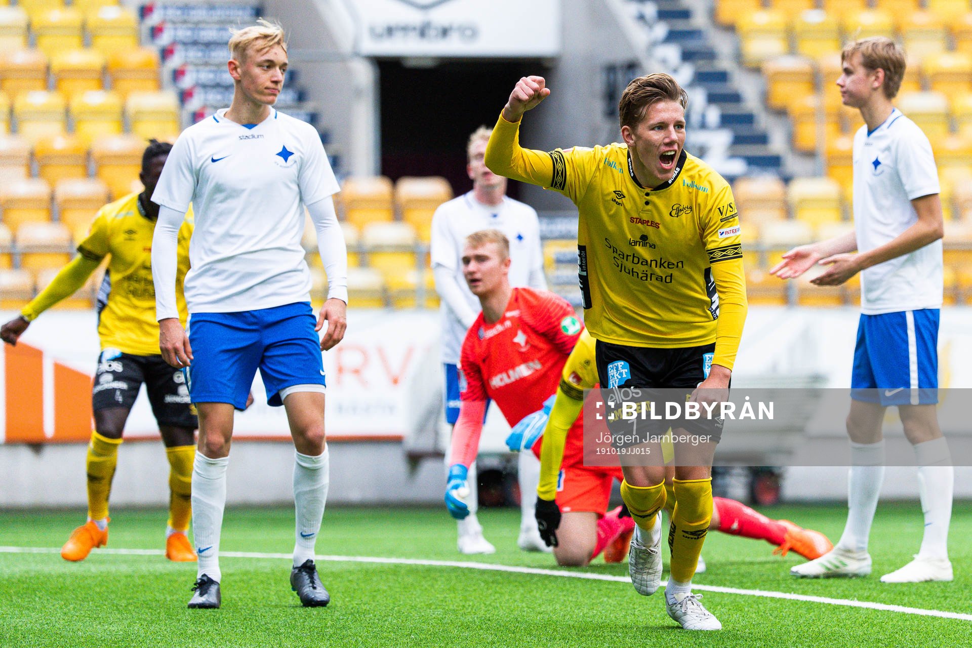 Elfsborgs Noah Söderberg jublar
