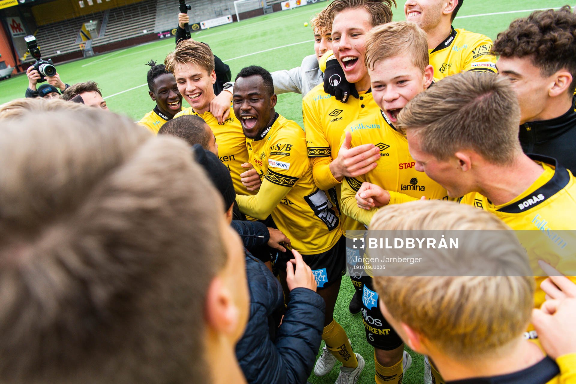 Elfsborgs spelare jublar