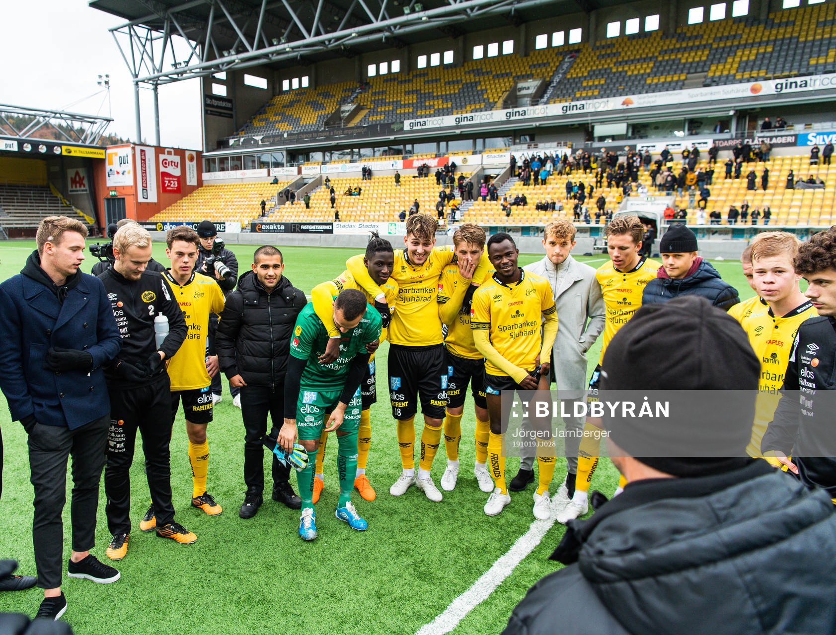 Elfsborgs spelare jublar