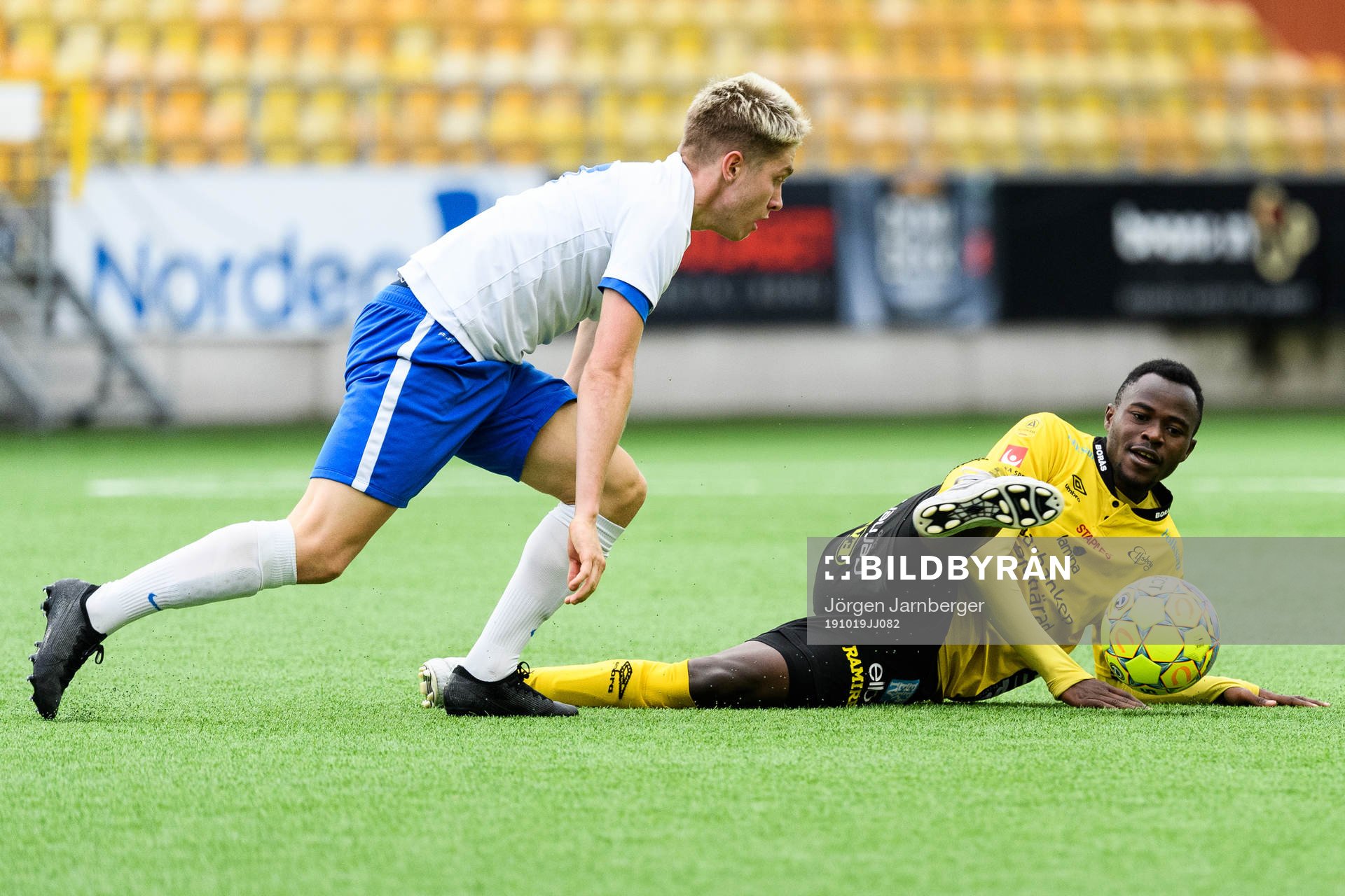 Elfsborgs Prince Isaac Kouame och IFK Norrköpings Jonatan