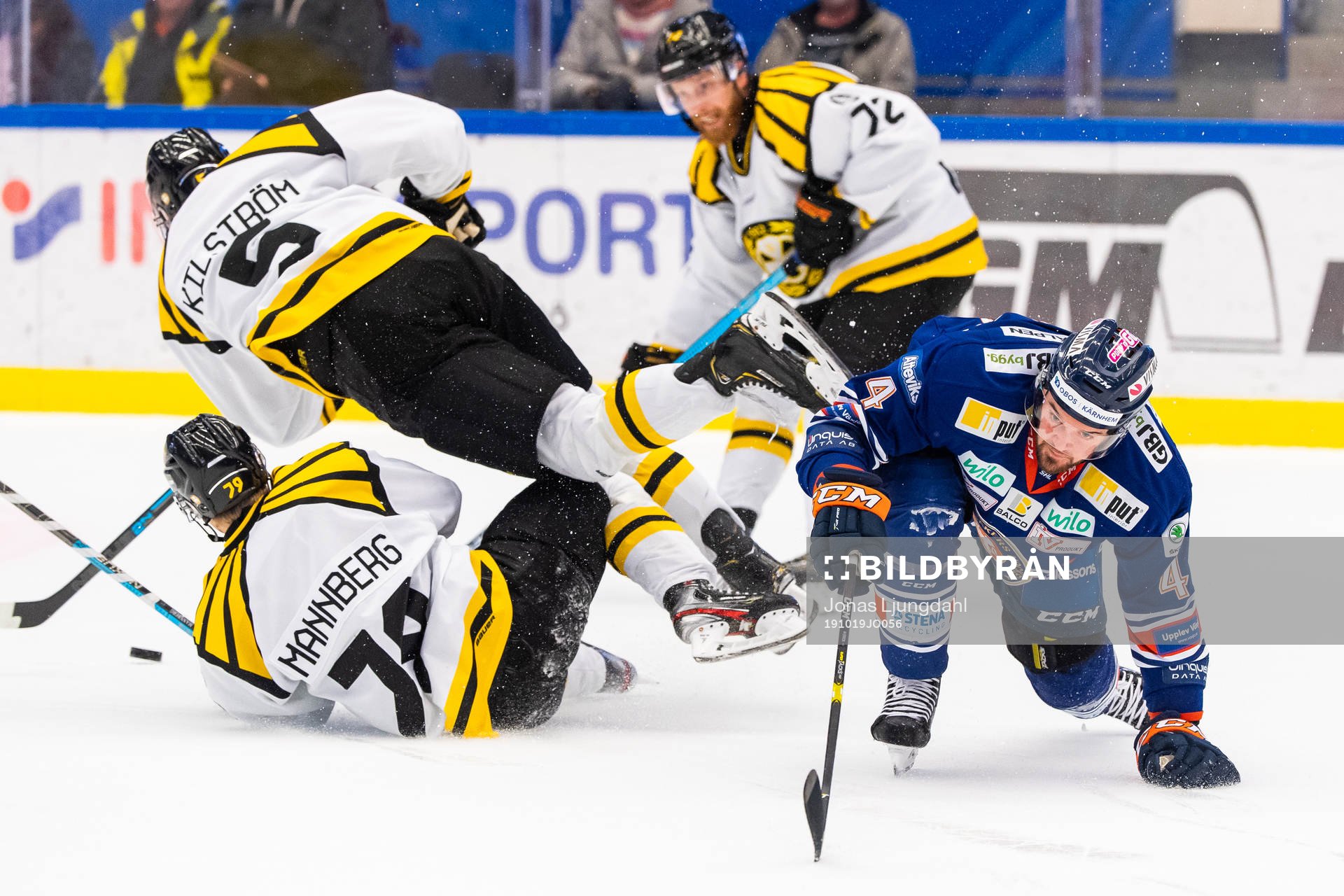 Brynäs Daniel Mannberg och Lukas Kilström faller
