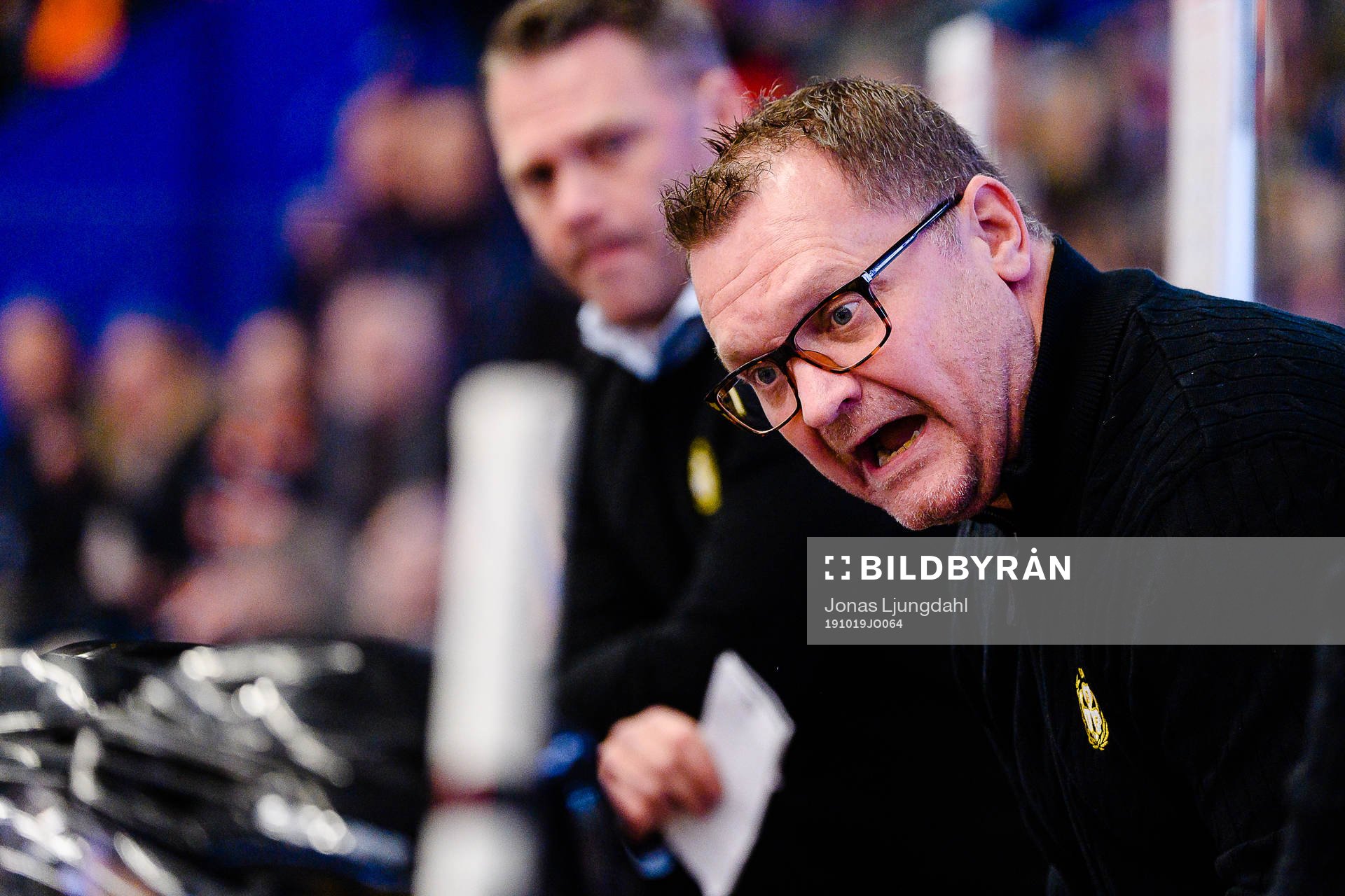 Brynäs tränare Magnus Sundquist skriker