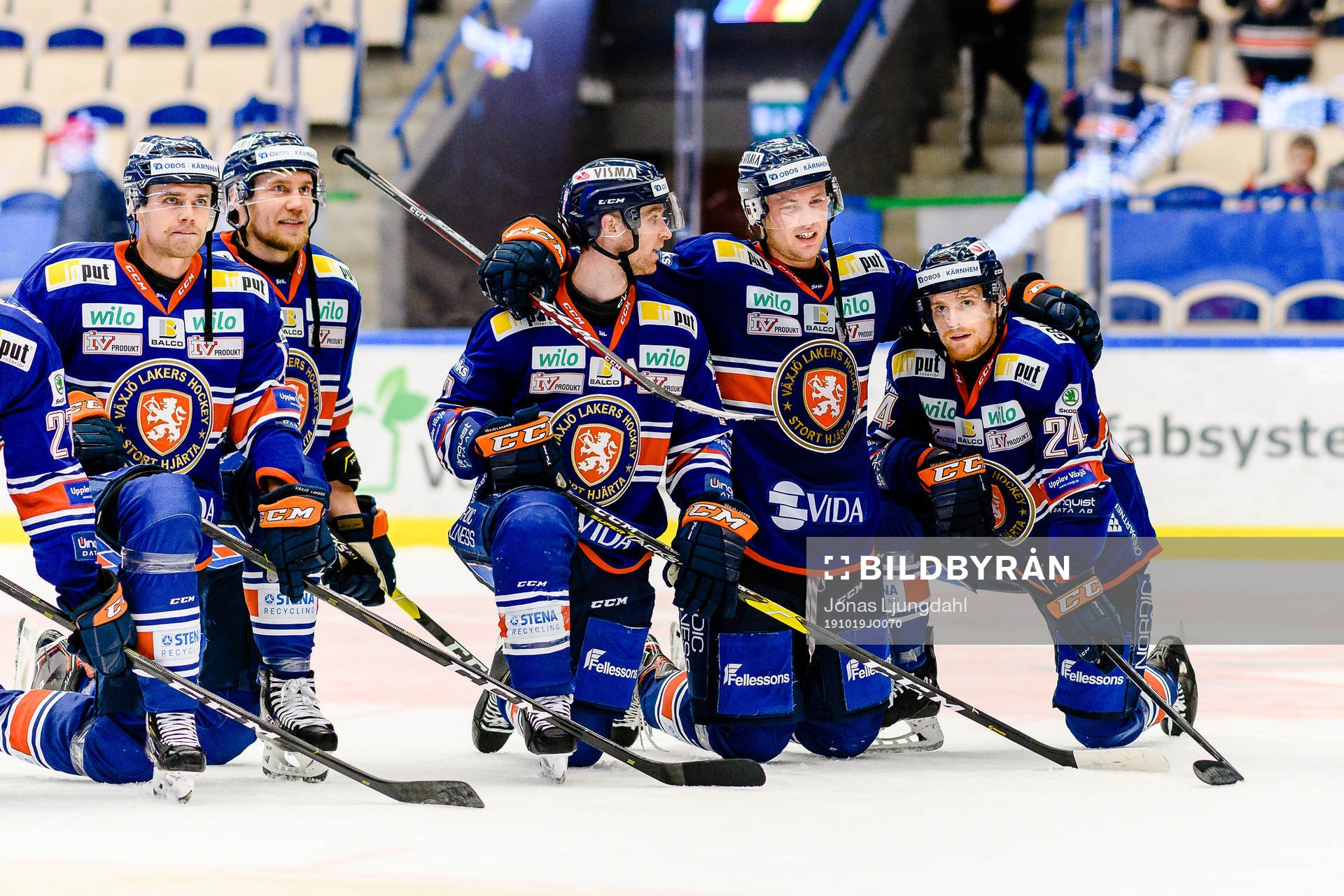 Växjös Matthew Bodie, Oliver Bohm och Brendan Shinnimin