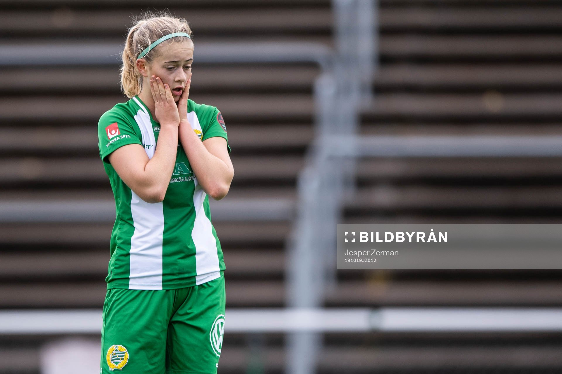 Hammarbys Filippa Graneld deppar