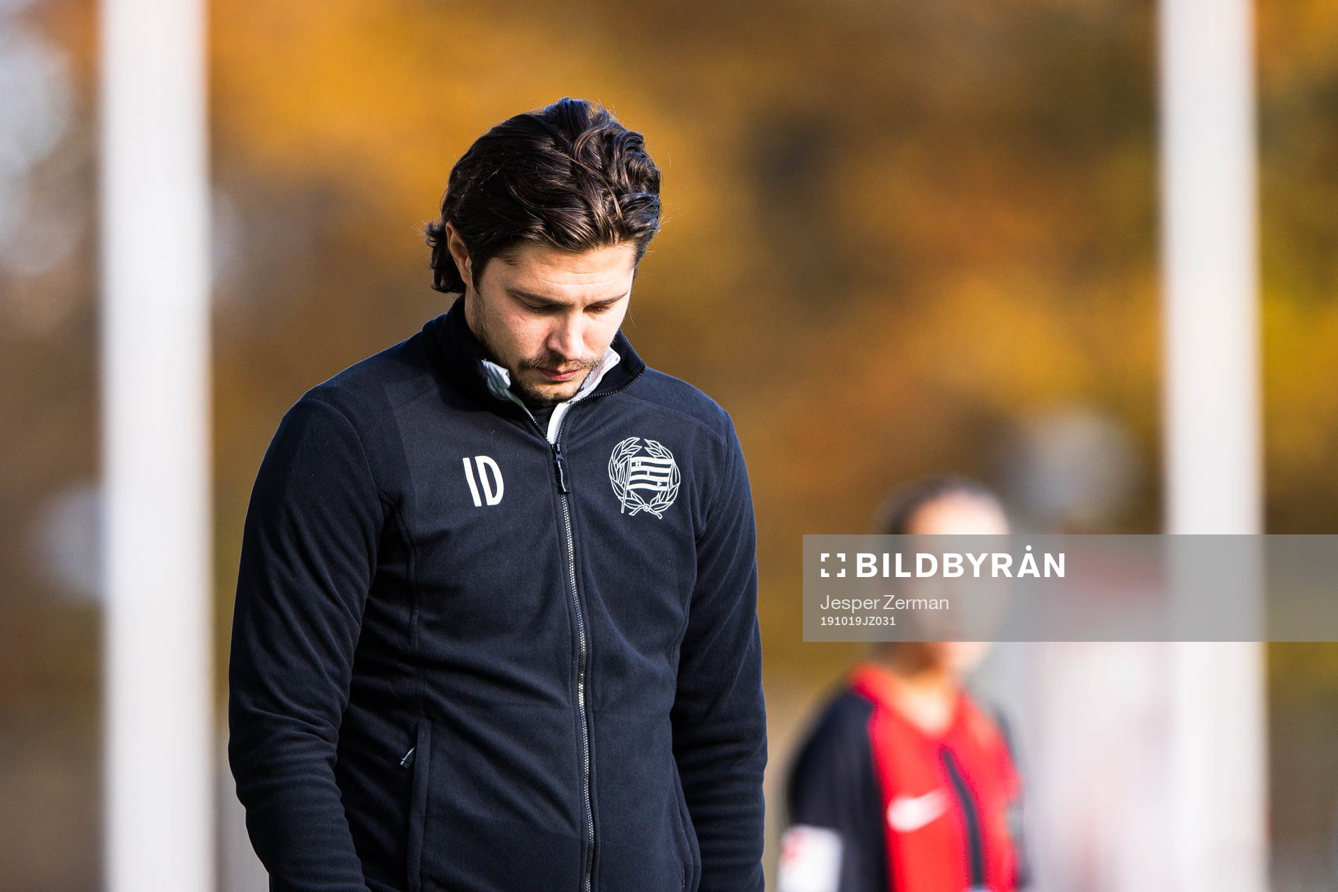 Hammarbys tränare Isak Dahlin deppar