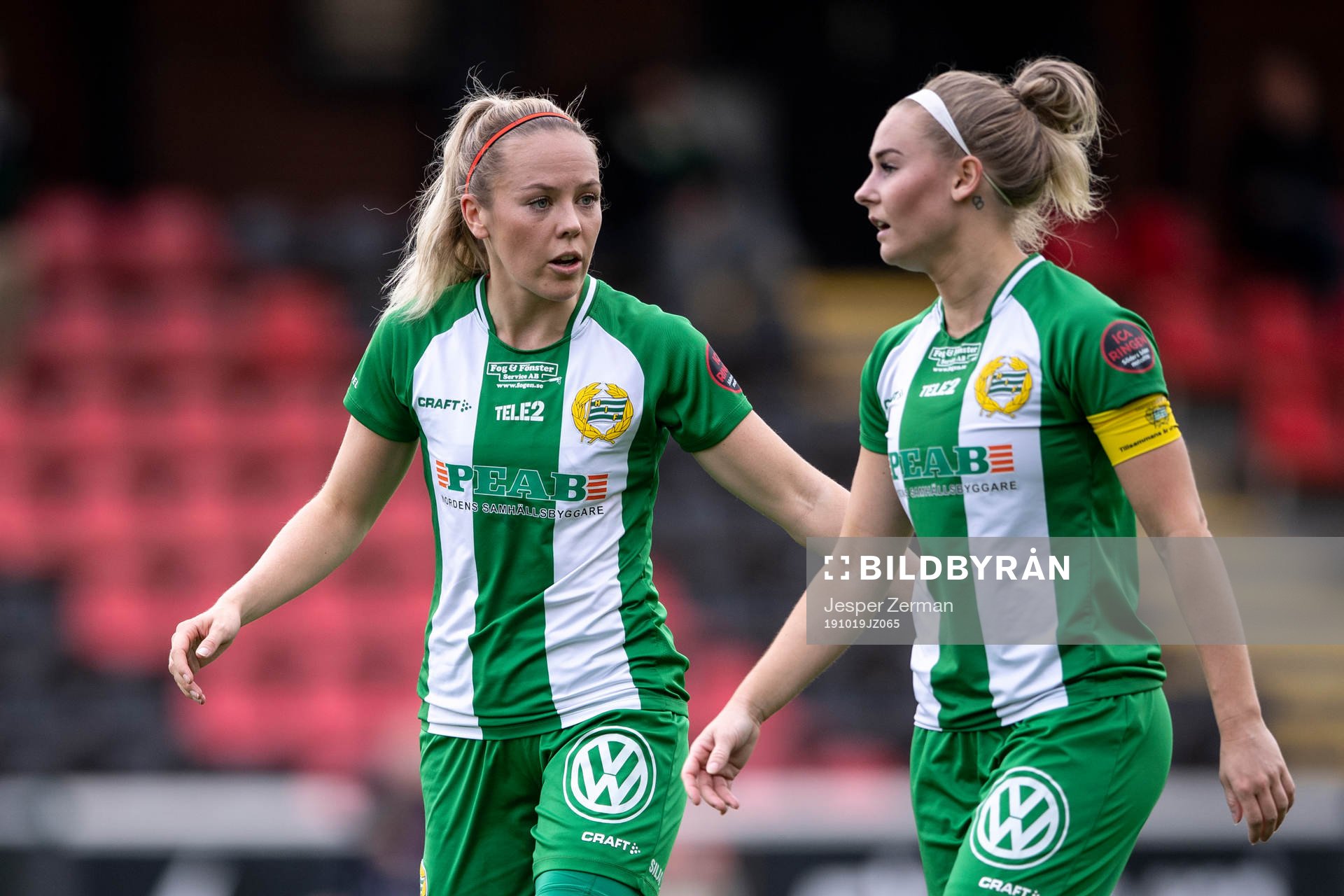 Hammarbys Cathrine Dahlström och Emma Jansson