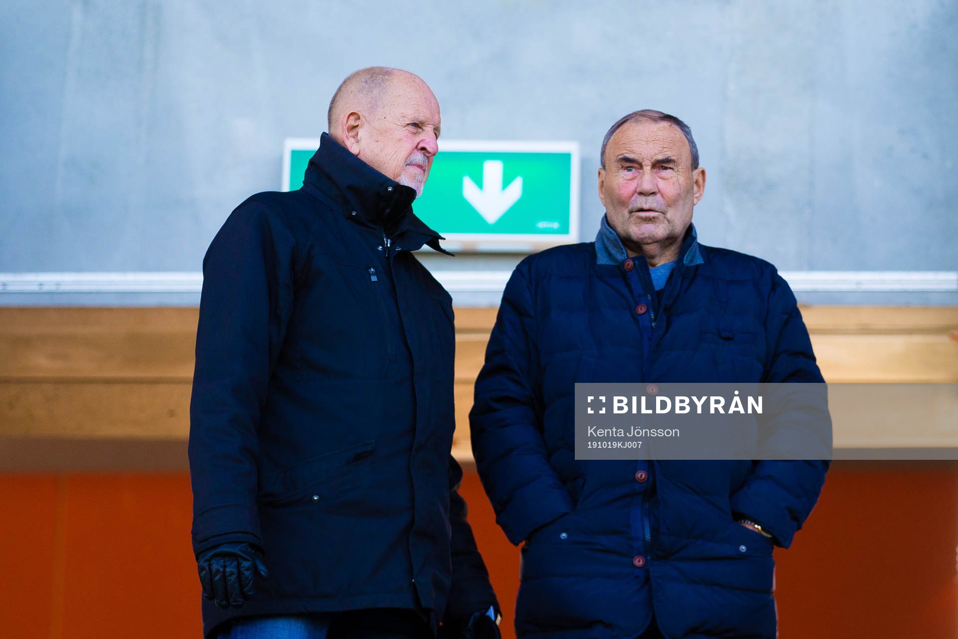 Lennart Liston Söderberg på läktaren