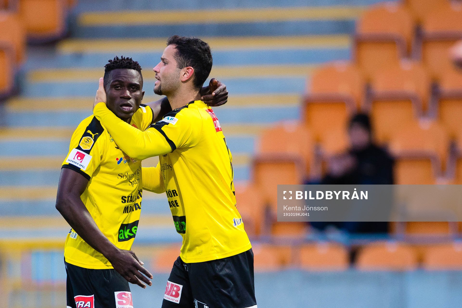 Mjällbys Bubacarr Jobe jublar