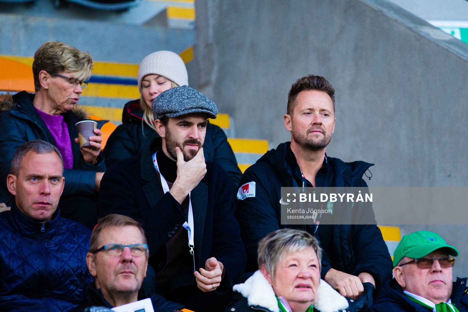 Västerås players manager Robin Blommé och tränare Peter