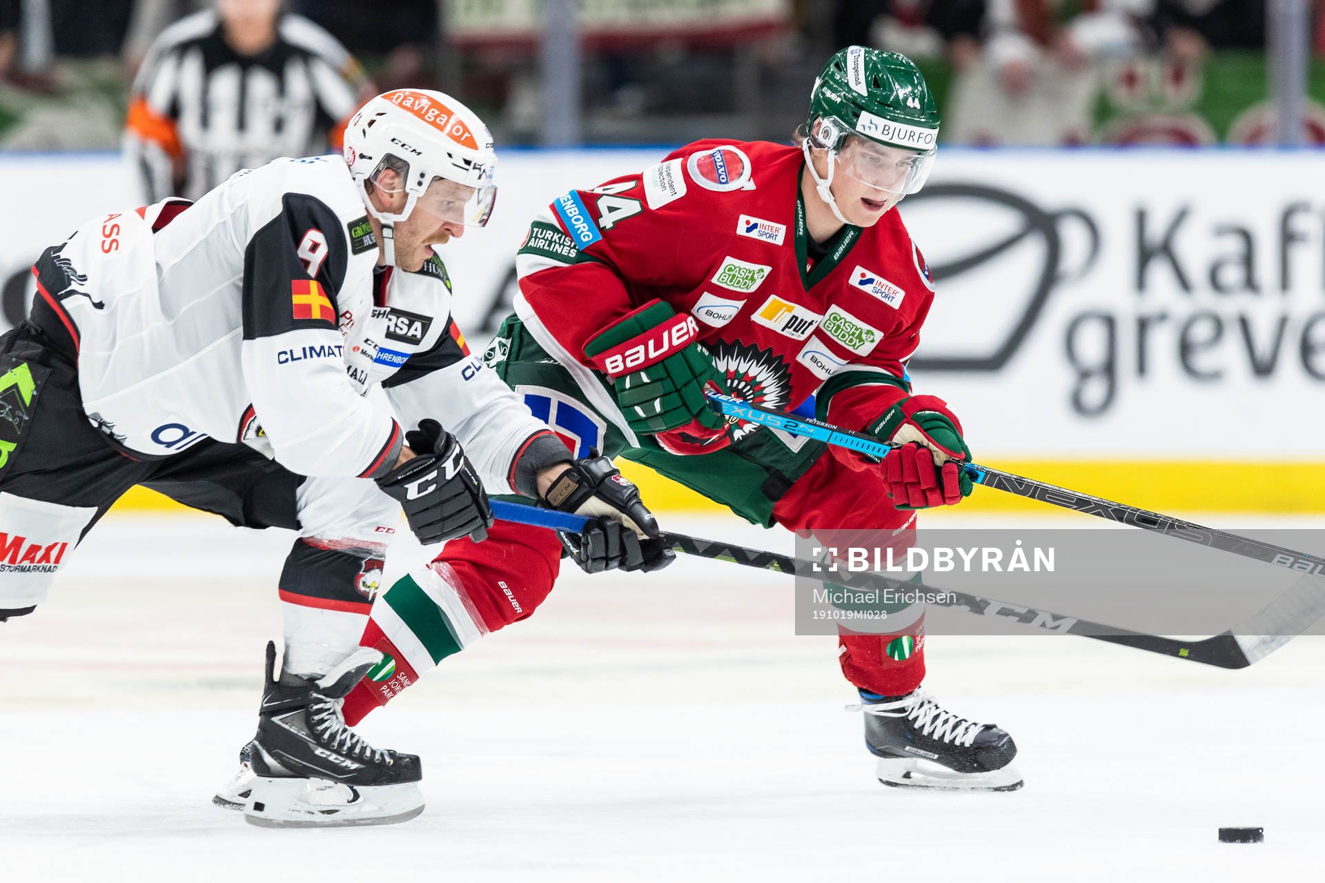Malmö Redhawks Frederik Storm och Frölundas Jacob