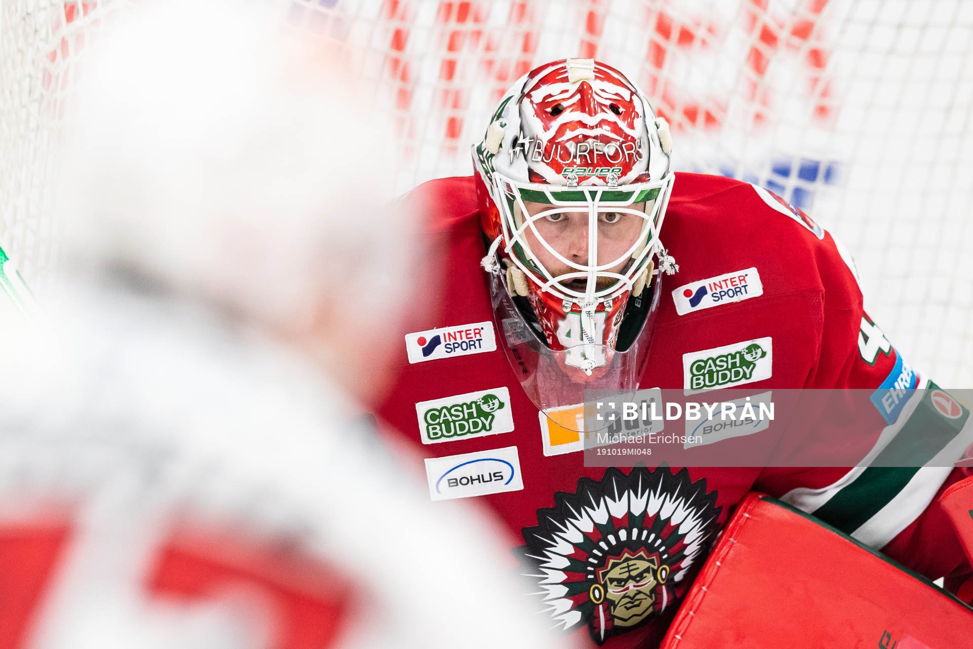 Frölundas målvakt Niklas Rubin
