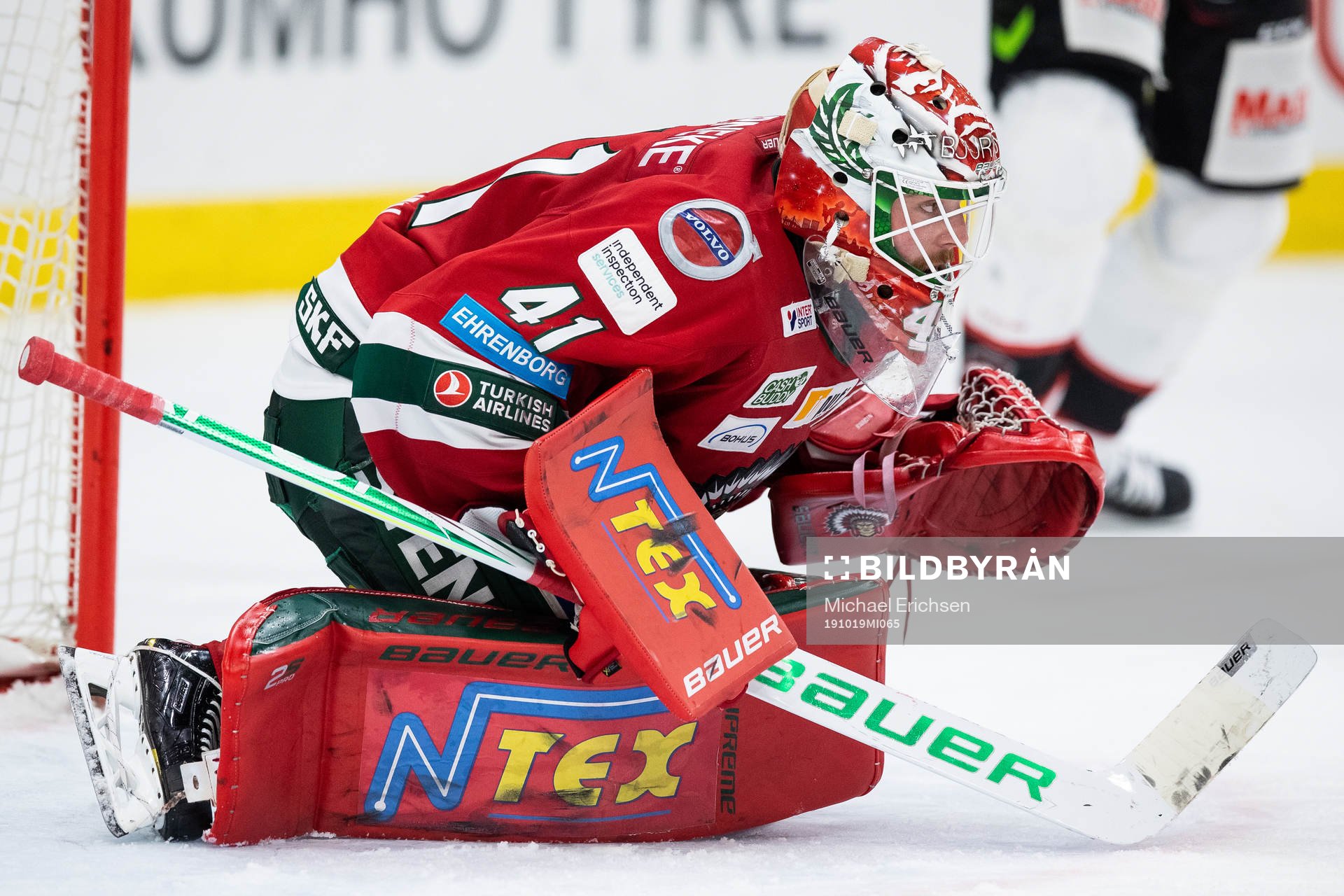 Frölundas målvakt Niklas Rubin