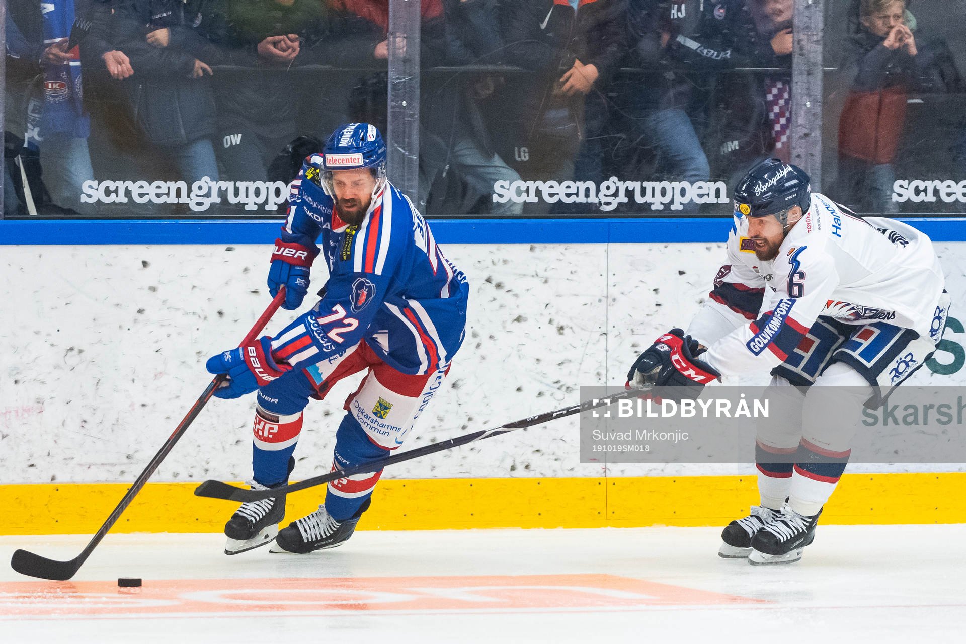 Oskarshamns Felix Schûtz och Linköpings Jonas Holös