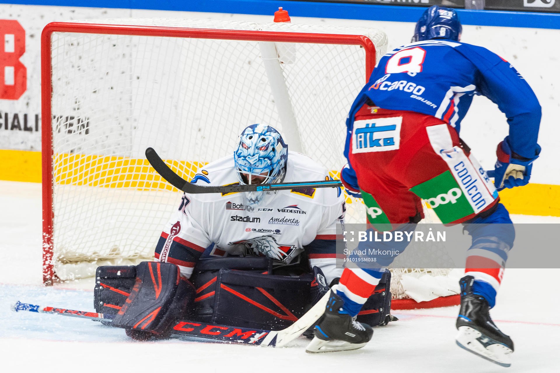 Oskarshamns Simon Després gör 3-2 på Linköpings
