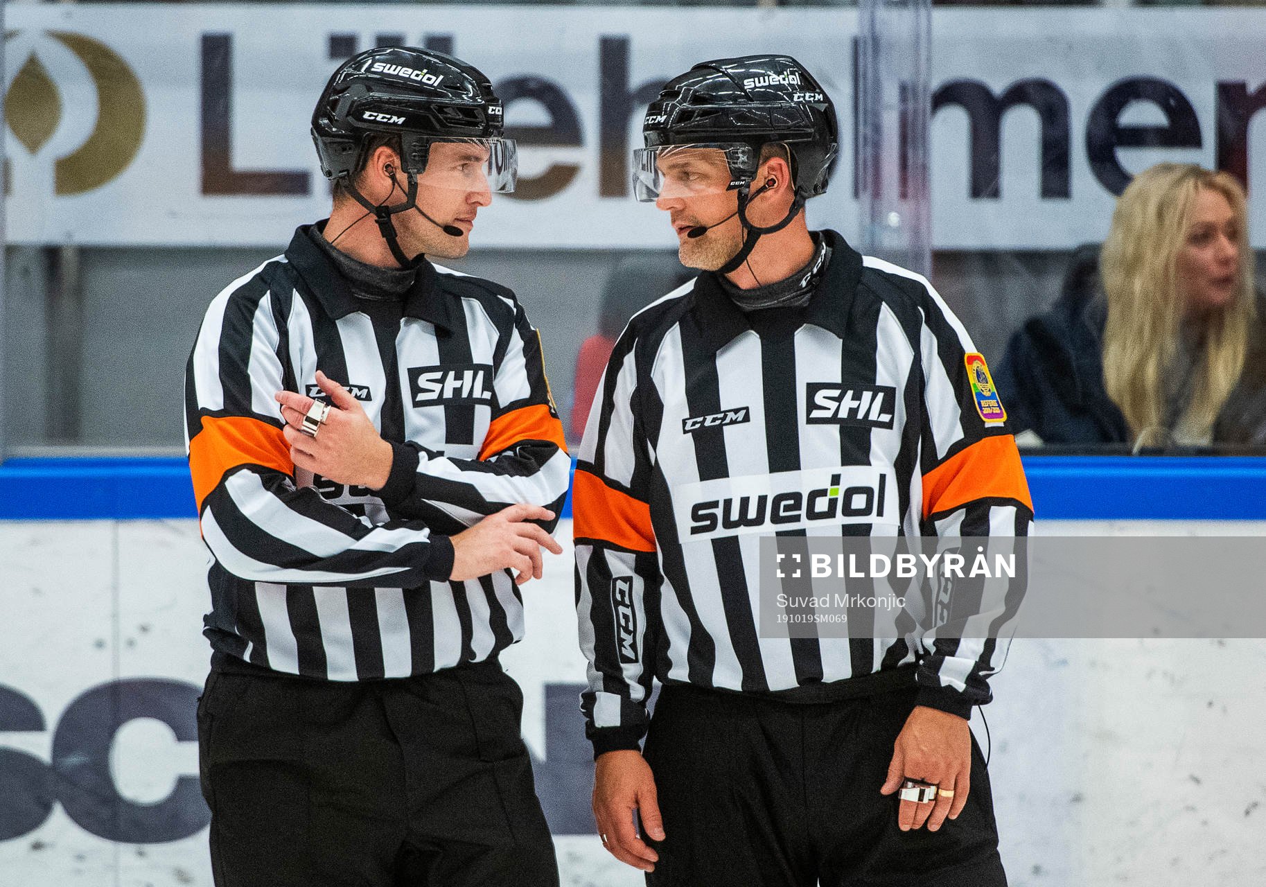 Domare Thomas Andersson och domare Mikael Nord