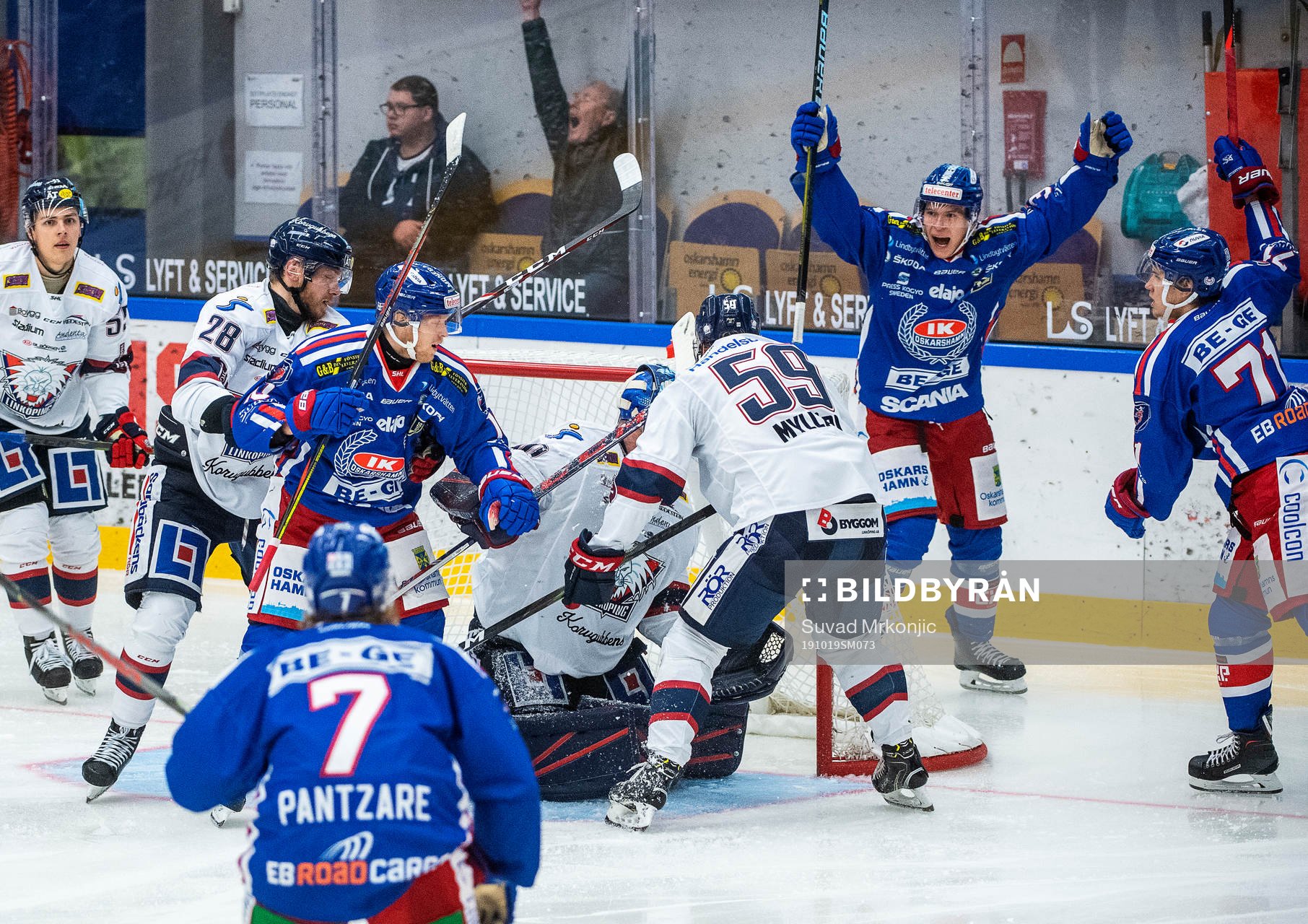 Oskarshamns Nicklas Heinerö jublar