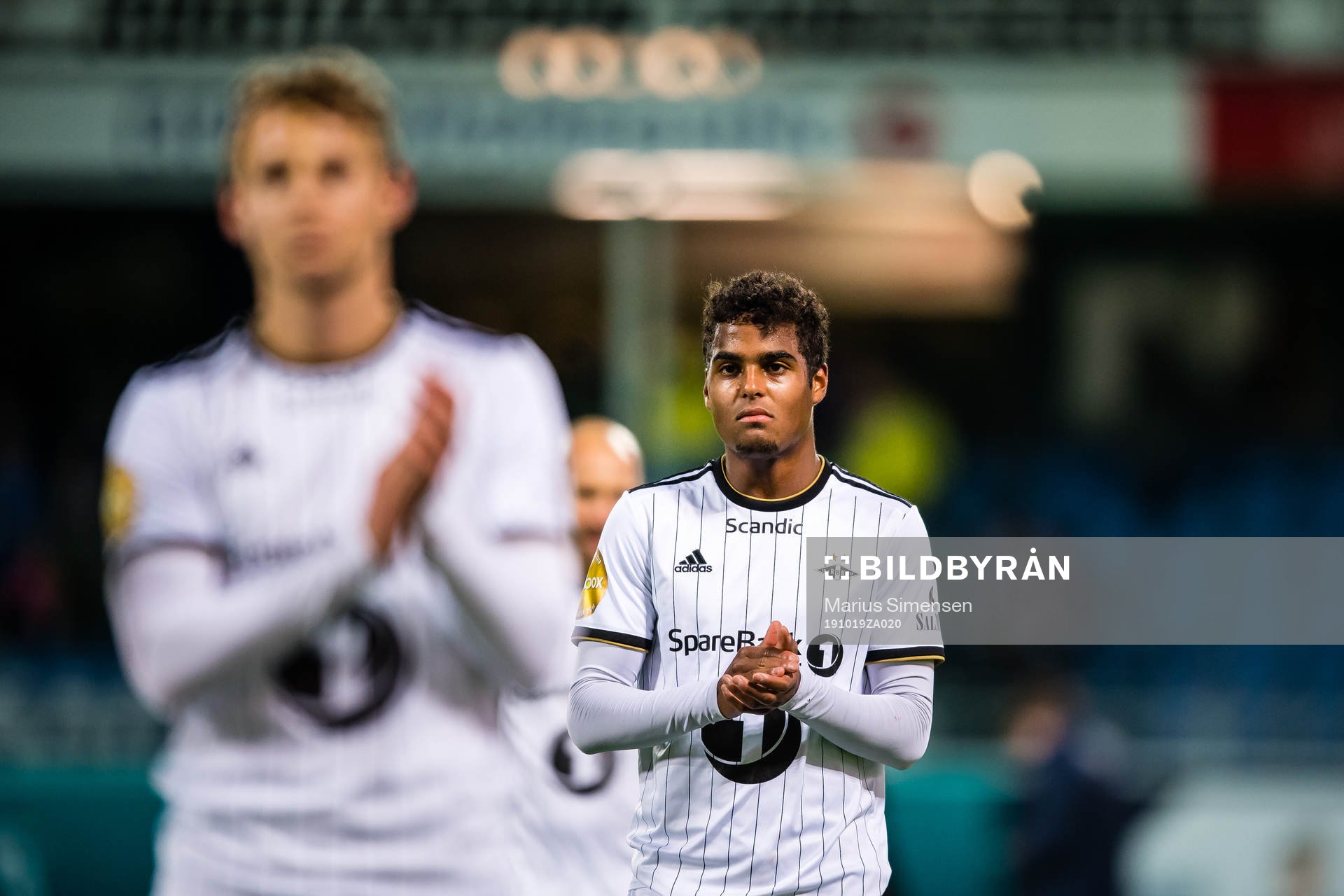Emil Konradsen Ceide of Rosenborg looks dejected after the Eliteserien match between Kristiansund and Rosenborg on October 19, 2019 in Kristiansund.